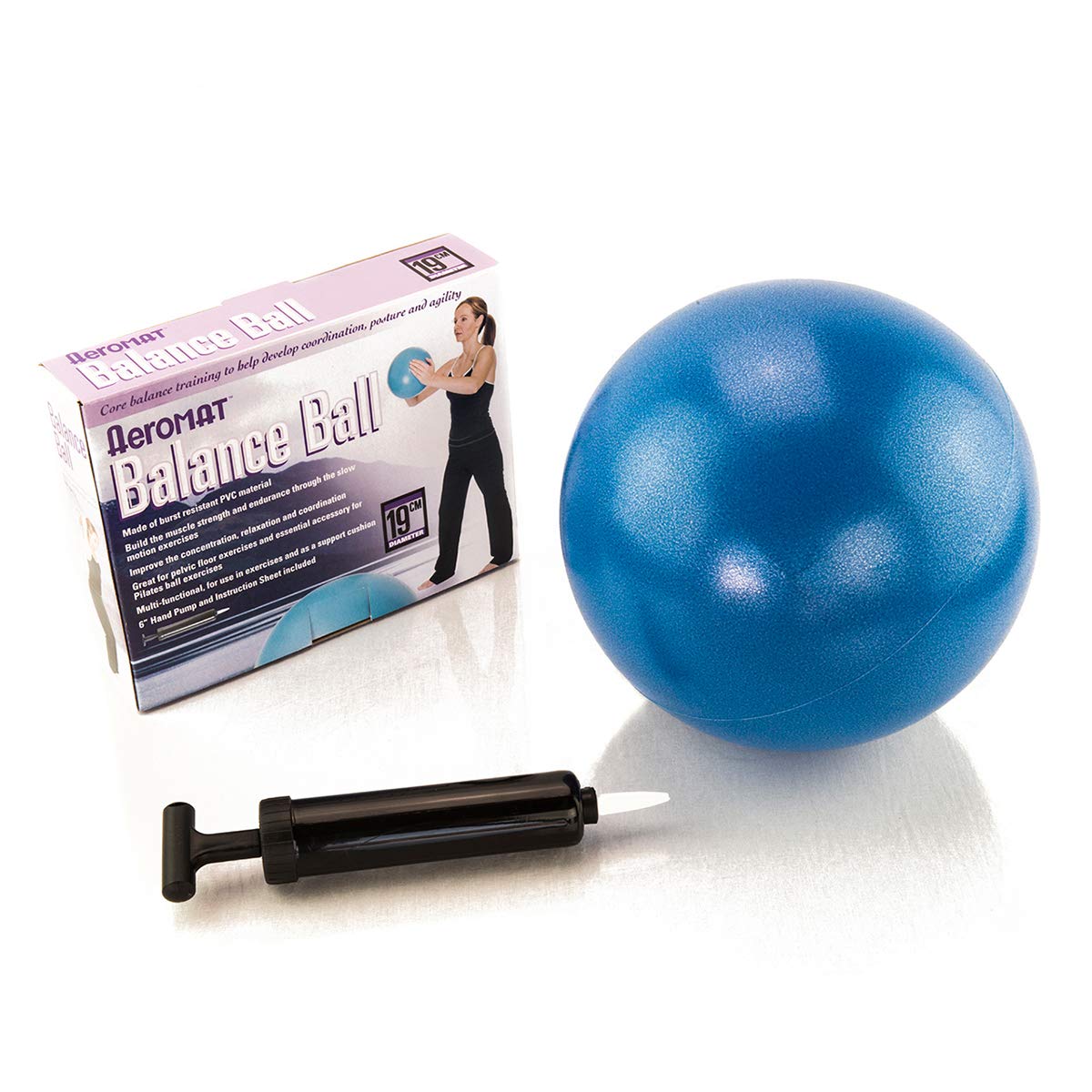 Balance Ball 19 cm diameter with 6 hand pump