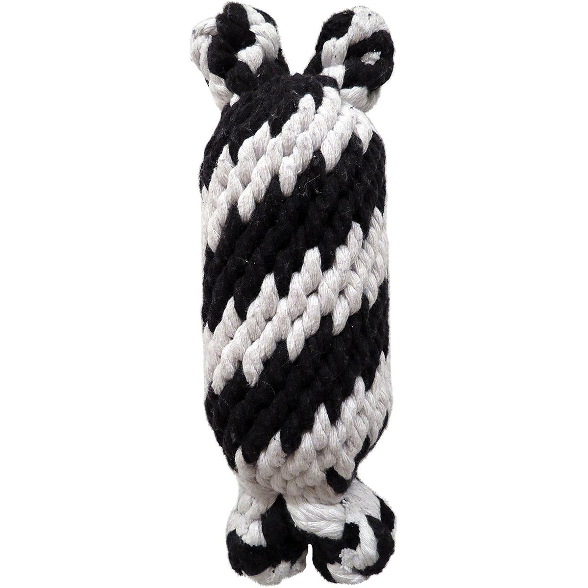 Large Super Scooch Braided Rope Man With Squeaker 9 Inch