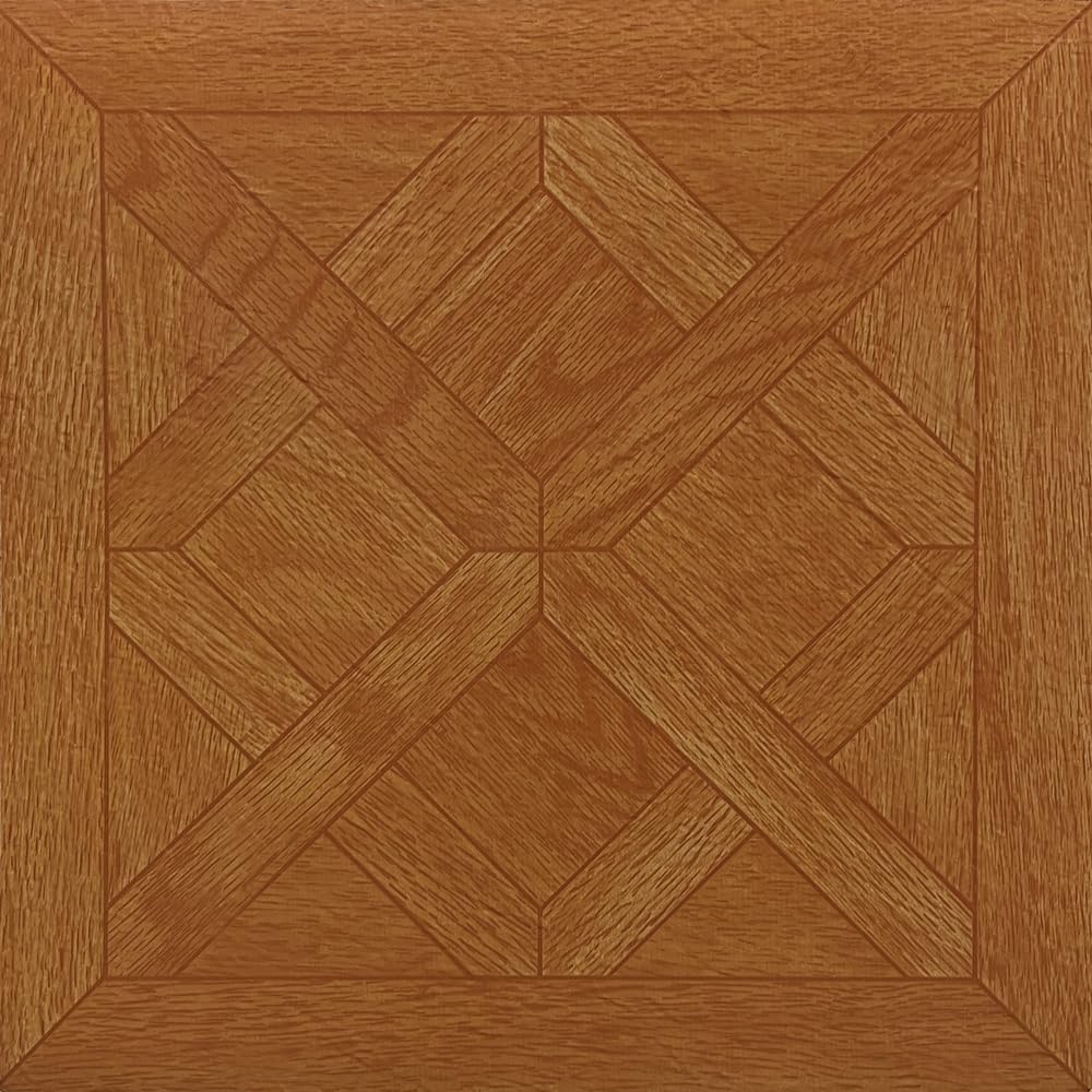 Tivoli Classic Parquet Oak 12 Inch x 12 Inch Self Adhesive Vinyl Floor Tile #201 - 45 Tiles