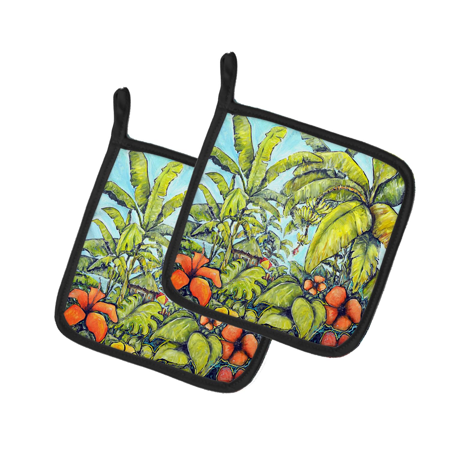 Banana Cabana Pair of Pot Holders