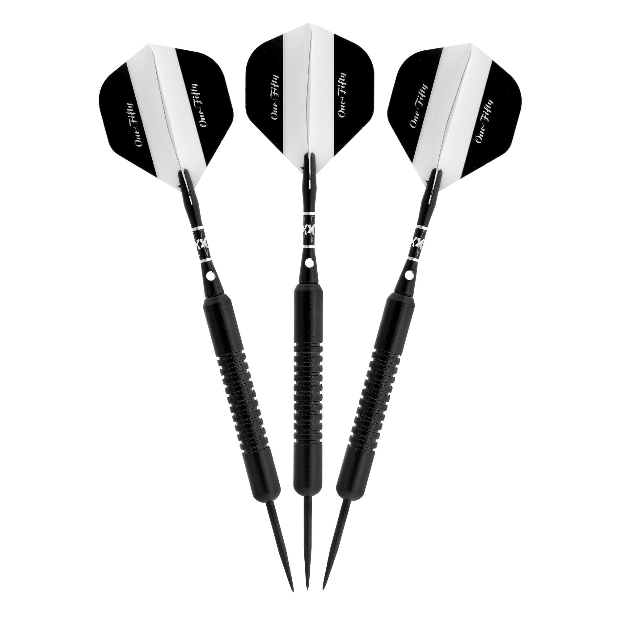 Elkadart Black 150 Jet Black Steel Tip Darts 22 Grams