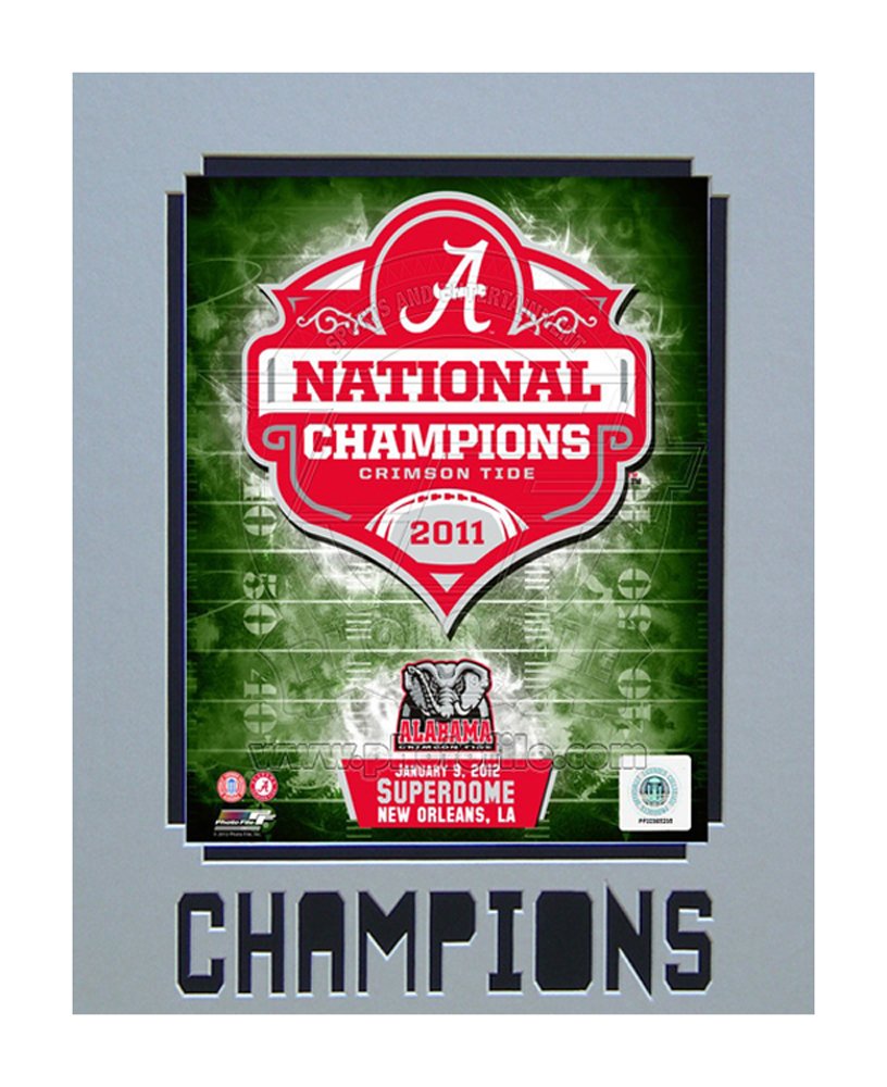 11x14 Champs Mat - Univ of Alabama