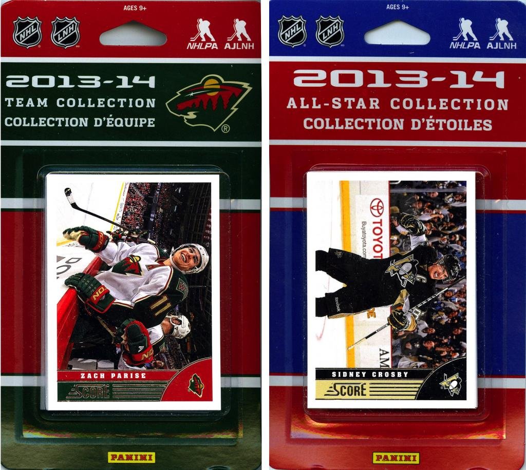 NHL Minnesota Wild Licensed 2013-14 Score Team Set and All-Star Set