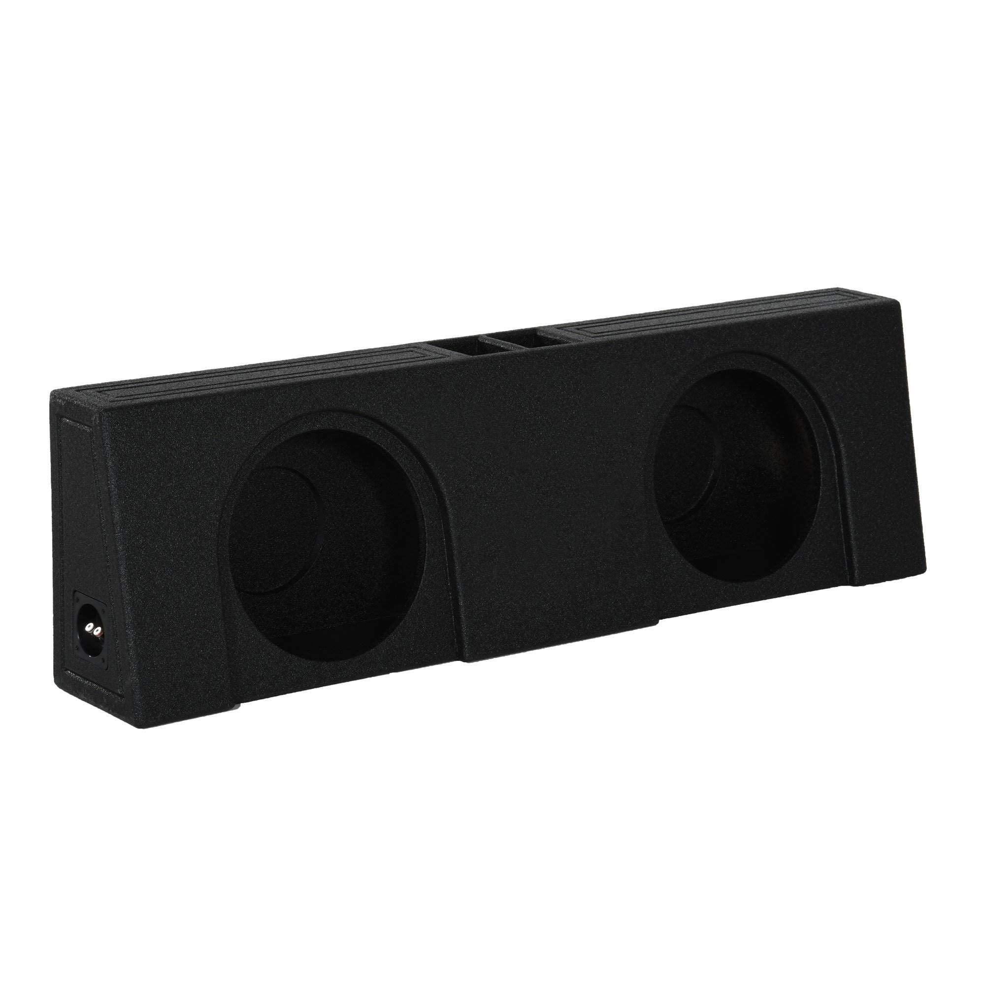 Qpower QBOMB Dual 12 Vented Empty Box Behind Seat Mount
