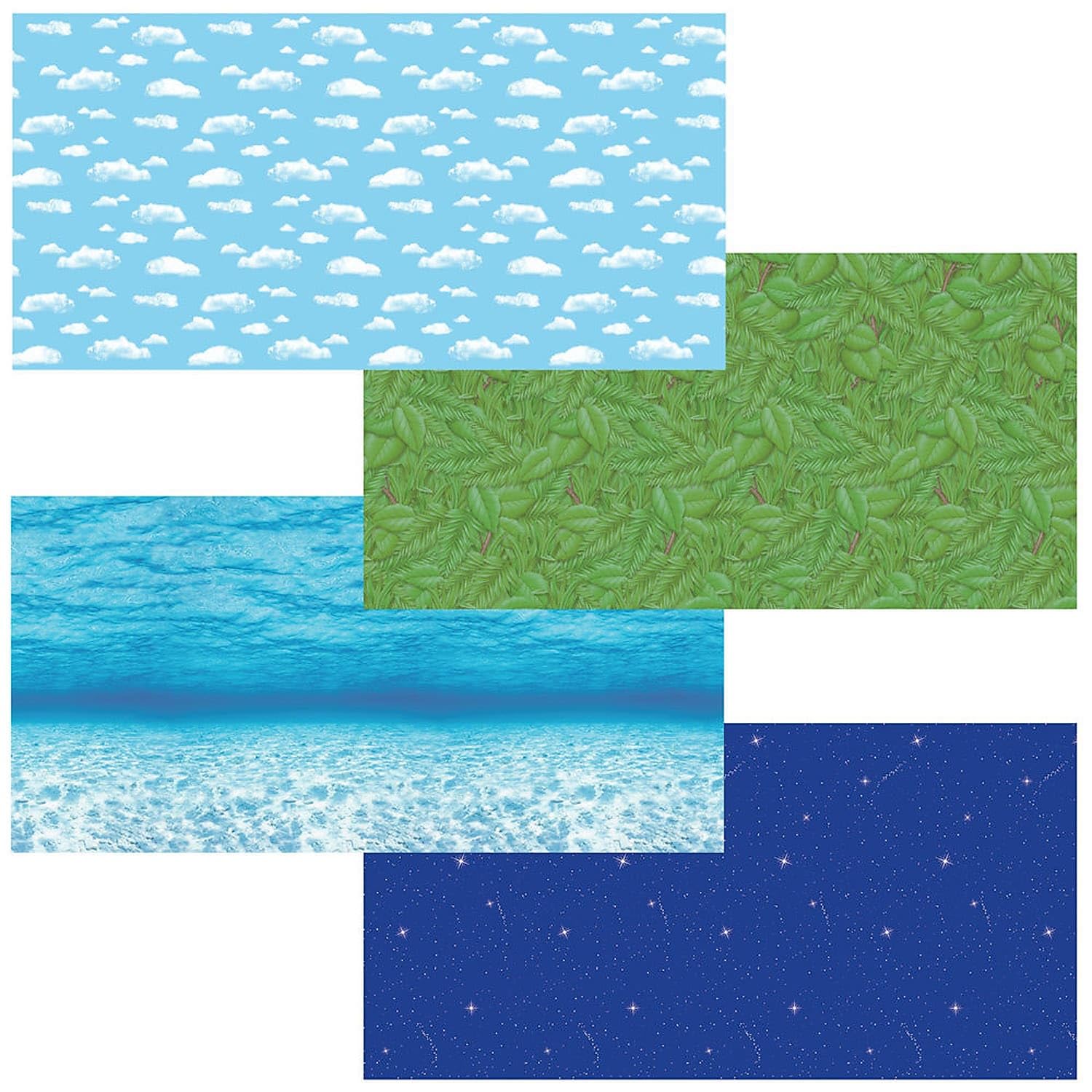 Fadeless Designs Paper Roll, Nature Assortment, 48 Inches x 12 Feet