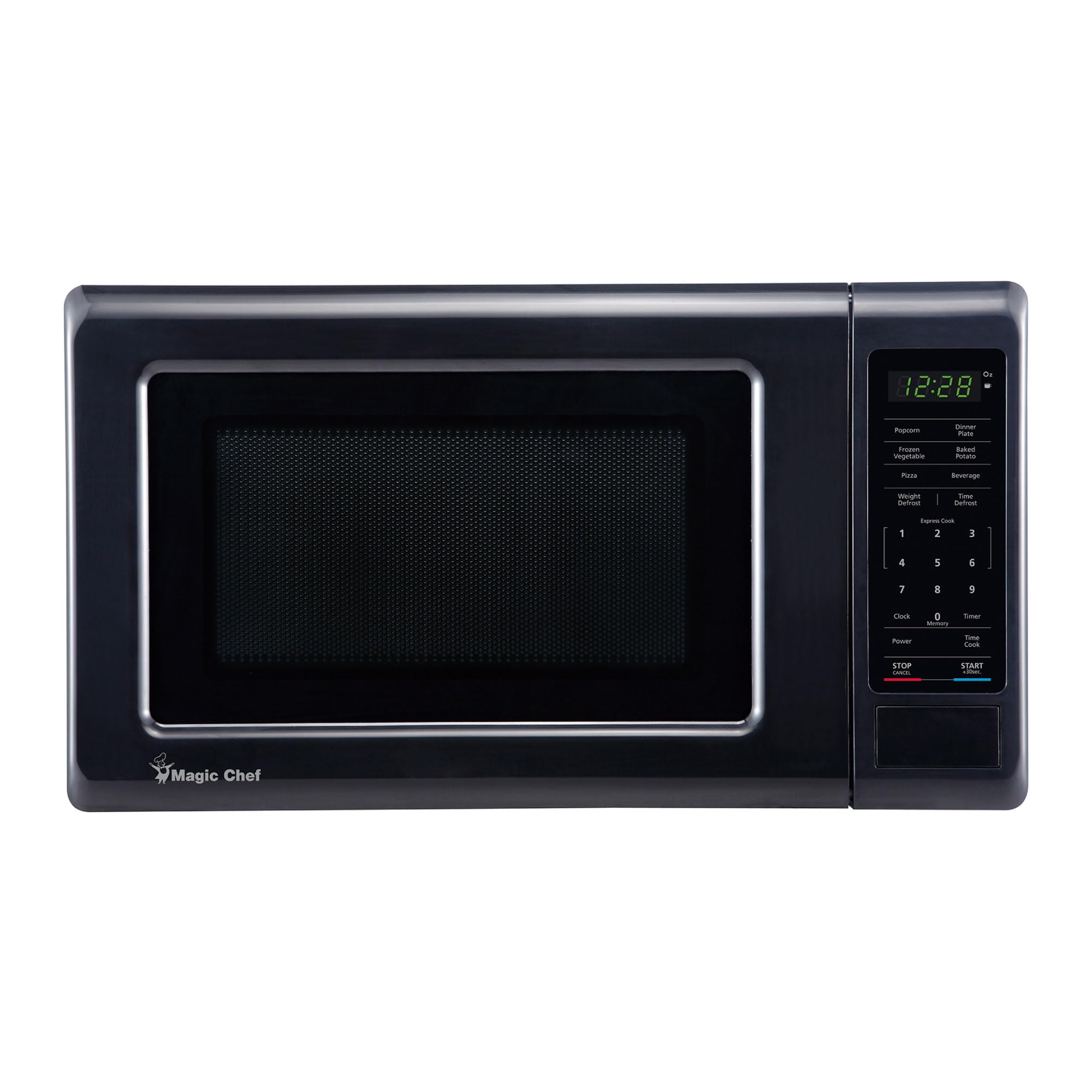 Magic Chef MC77MB 0.7-Cu. Ft. 700-Watt Countertop Digital Touch Microwave (Black)