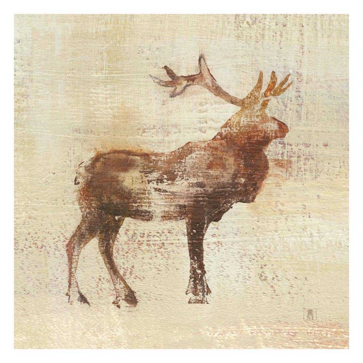 Elk Study v2 -Paper Art-26x26”