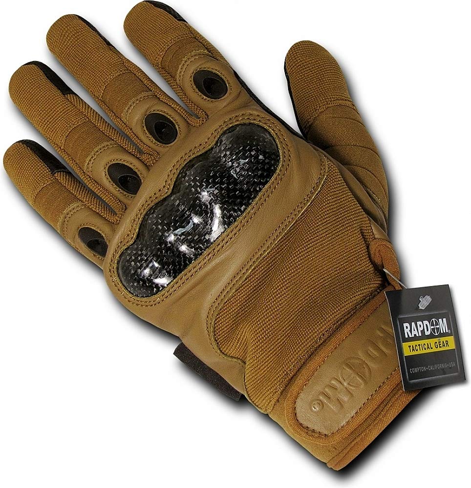 Carbon Fiber Hard Knucle Glove, Coy, 3XL