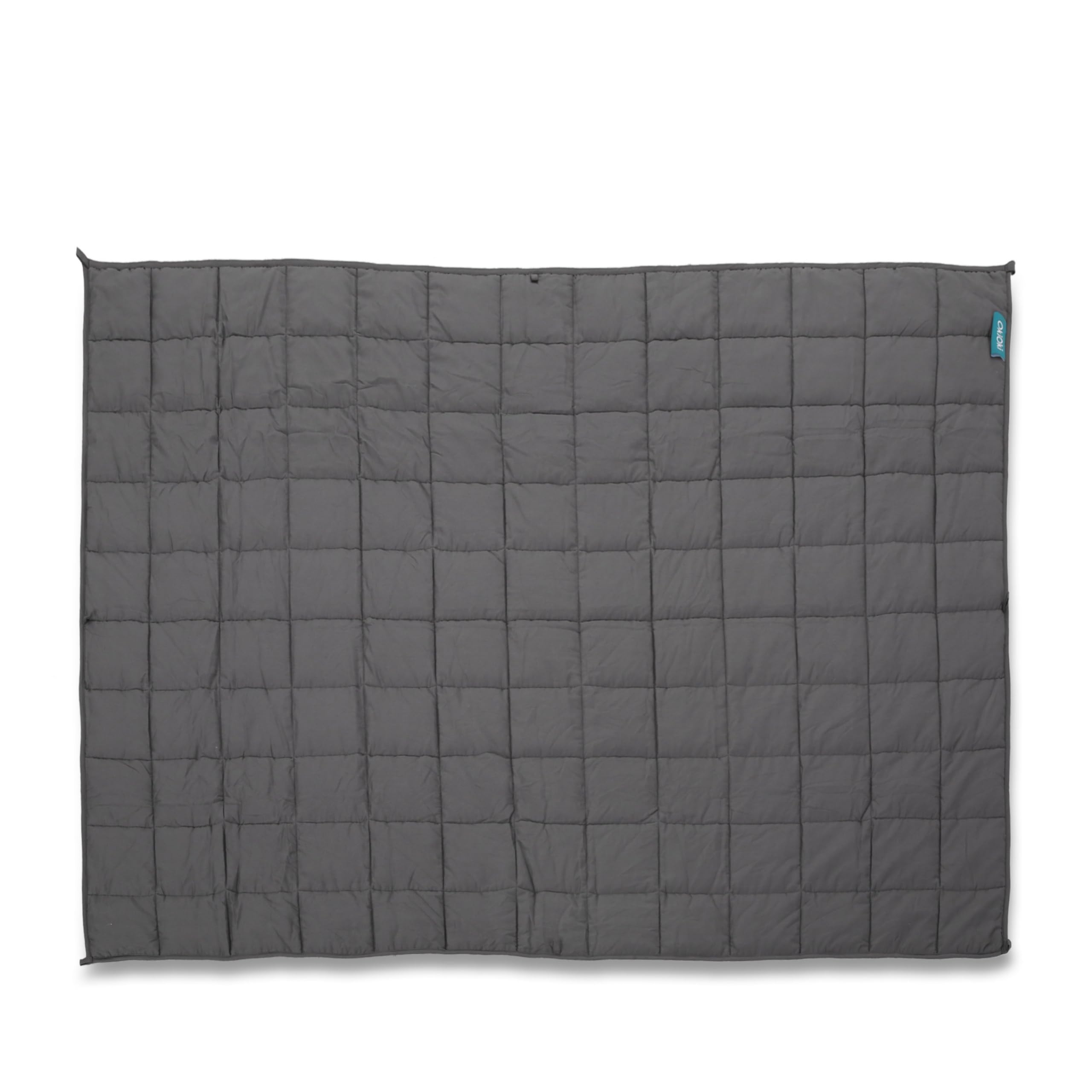 Blankie 20lbs Weighted Blanket, 60 x 80 Cotton Multilayer, Dark Gray
