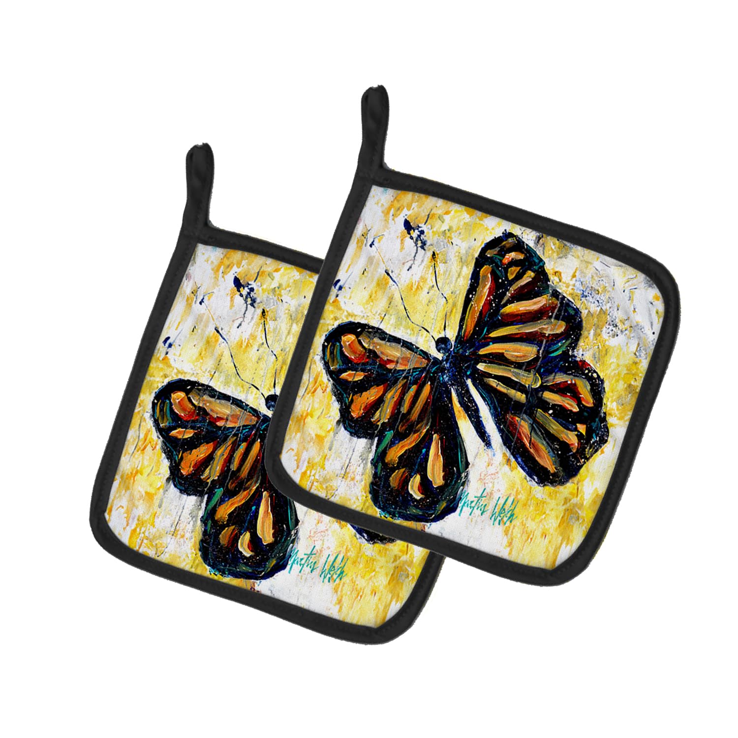 Butterfly Breeze Pair of Pot Holders