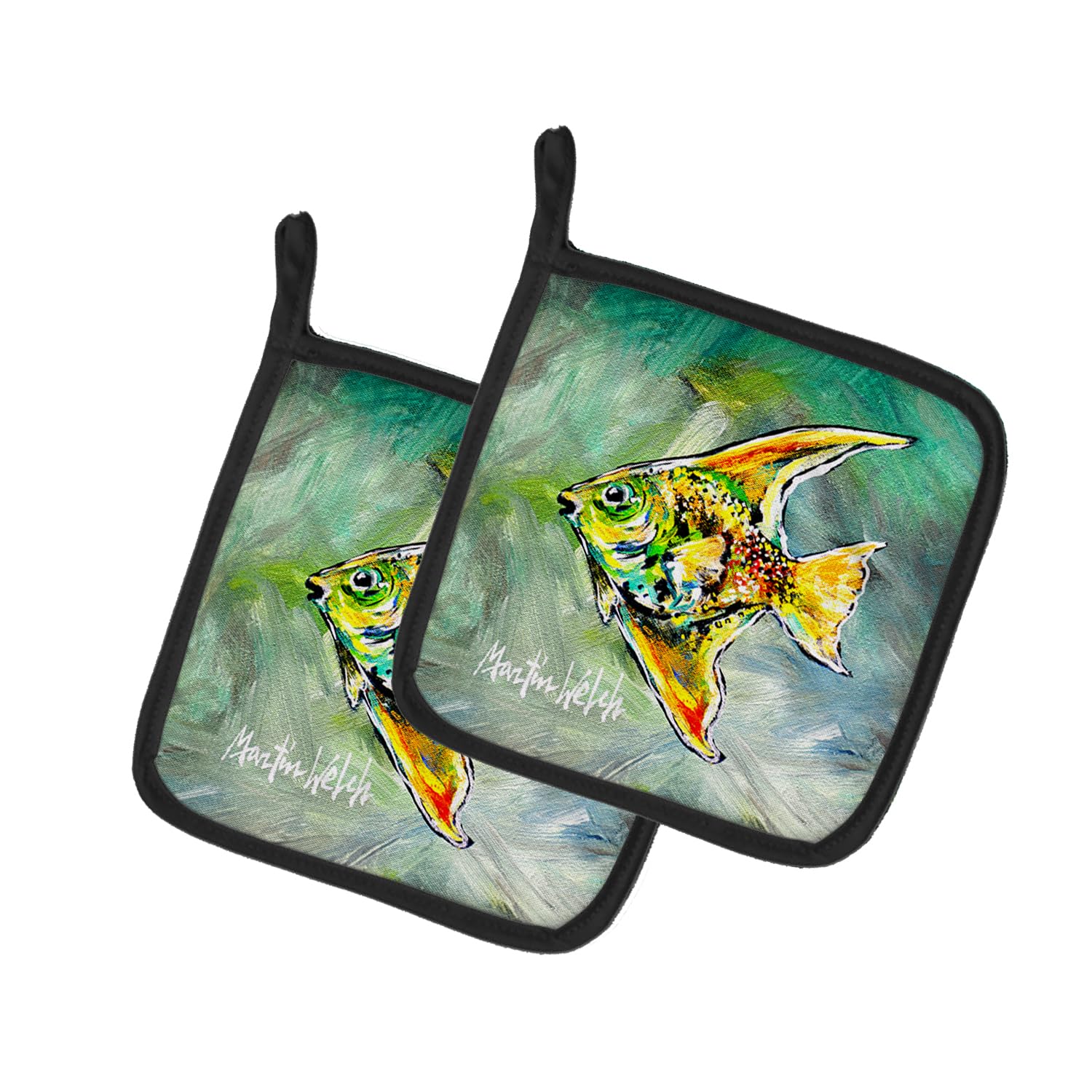 Nancys Other Fish Pair of Pot Holders