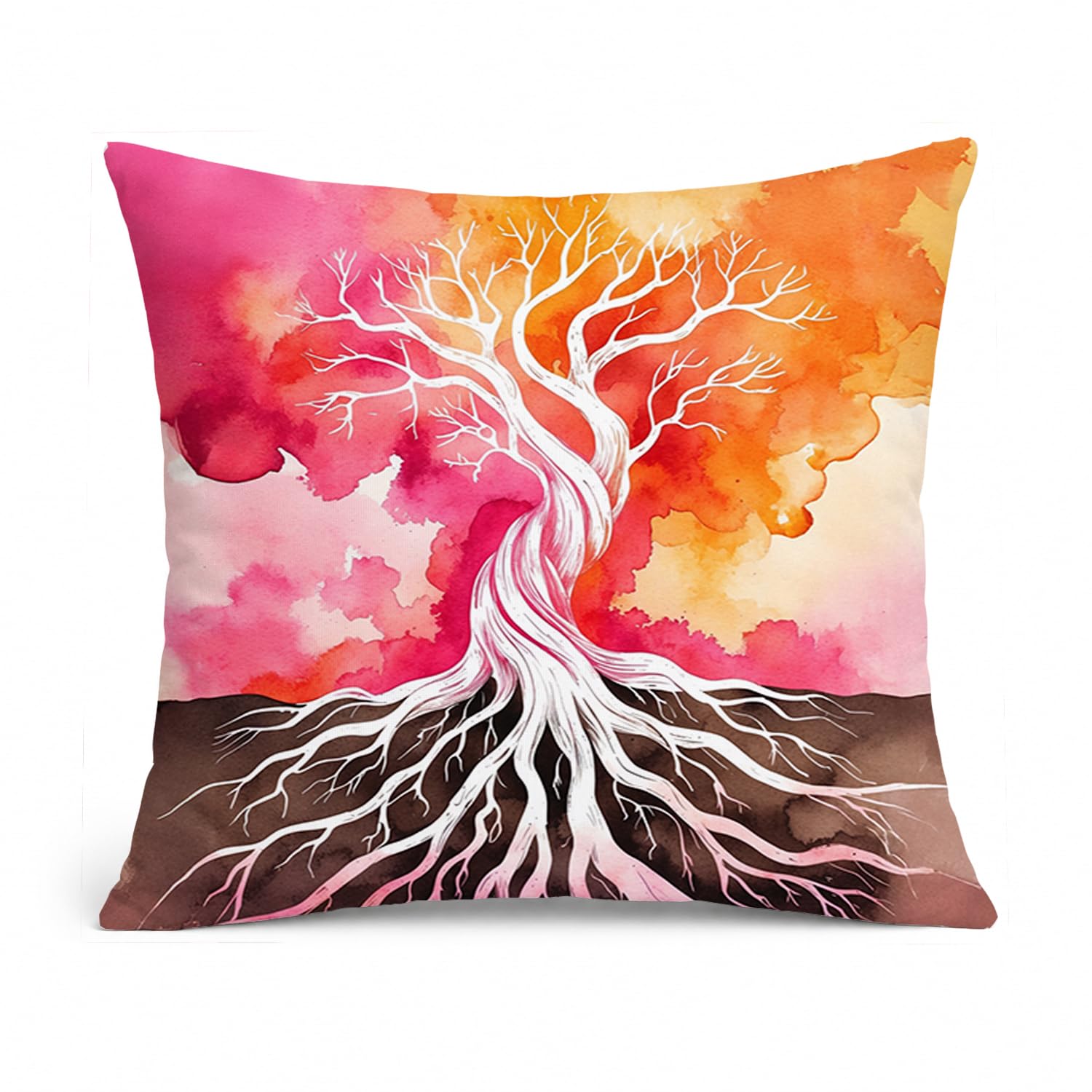 Carolines Treasures Rooted in Lesbian Pride Throw Pillow Machine Washable, Indoor Outdoor Decorative Pillow for Couch, Bed or Patio, 14Hx14W