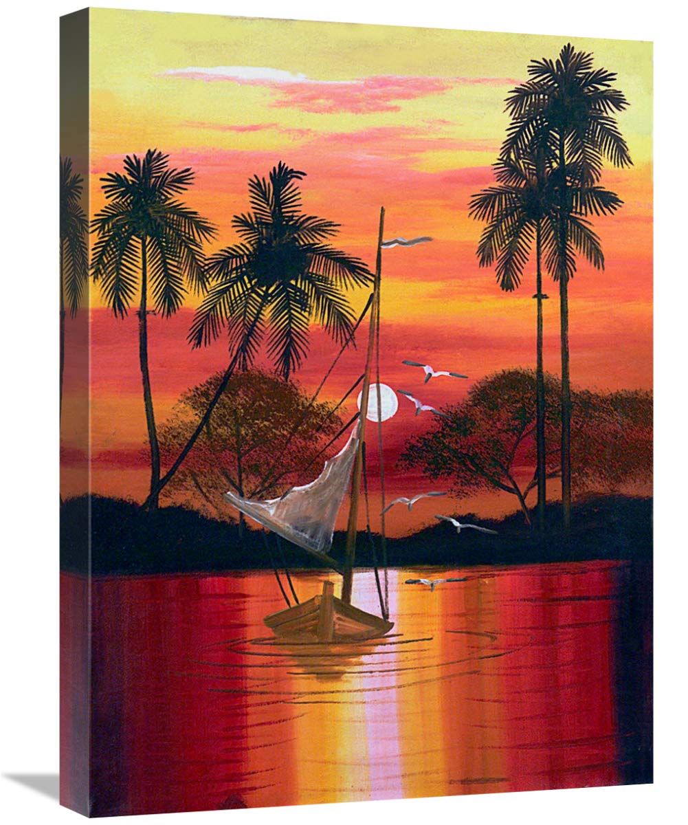 Ragged Island Slope-Canvas Art-18x24”