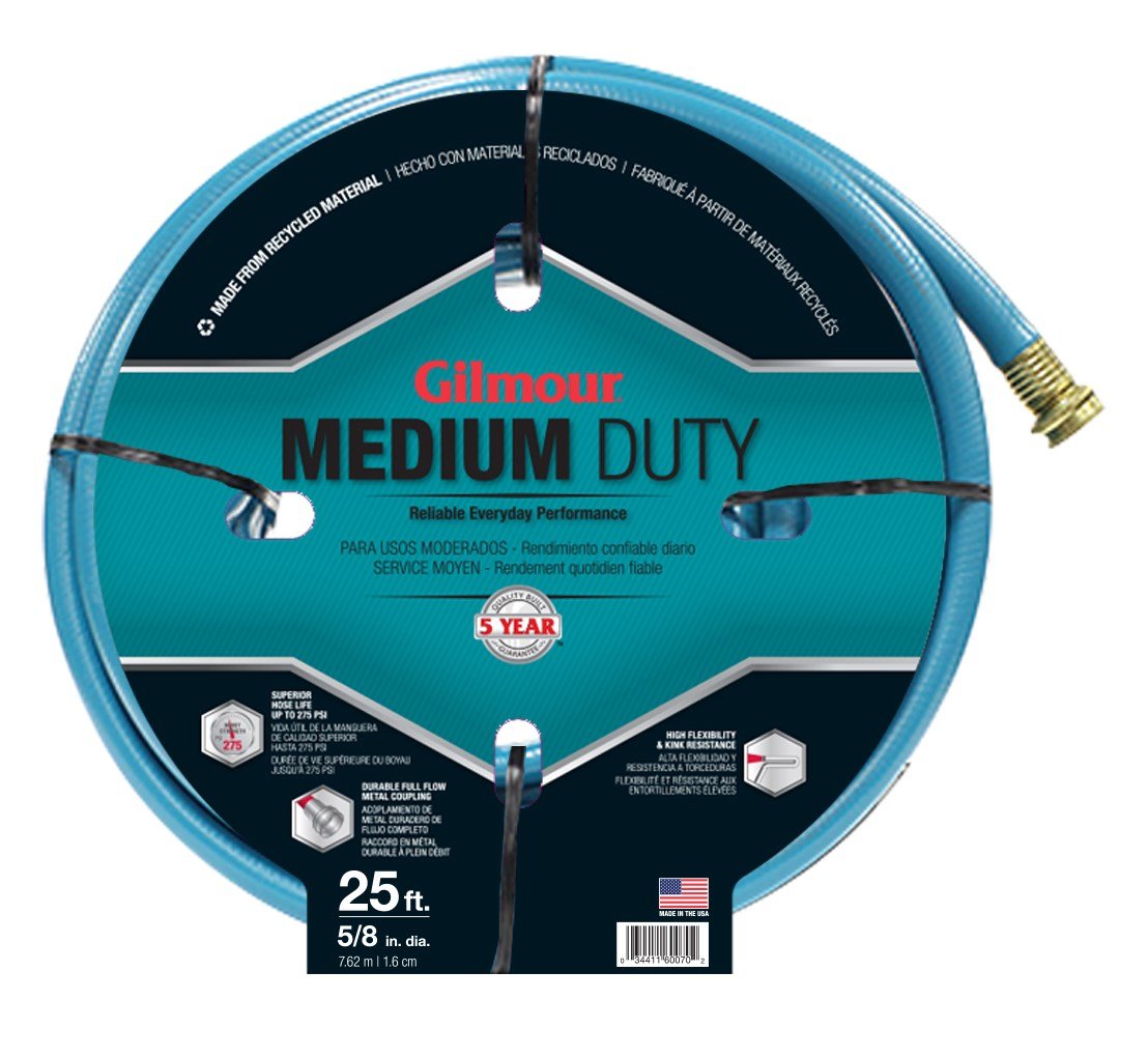 MED DUTY HOSE 5/8X25 (Pack of 1)