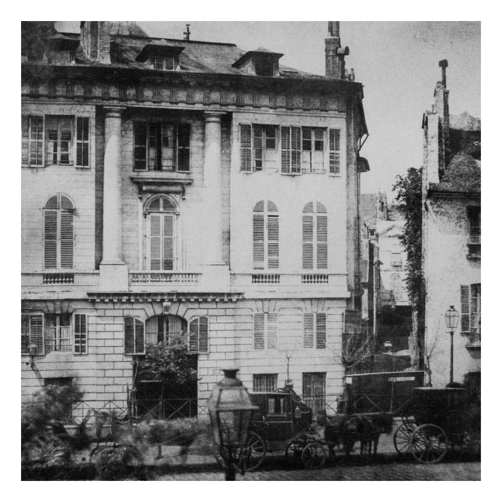 Paris, May 1843 - Boulevard des Italiens-Paper Art-24x24”