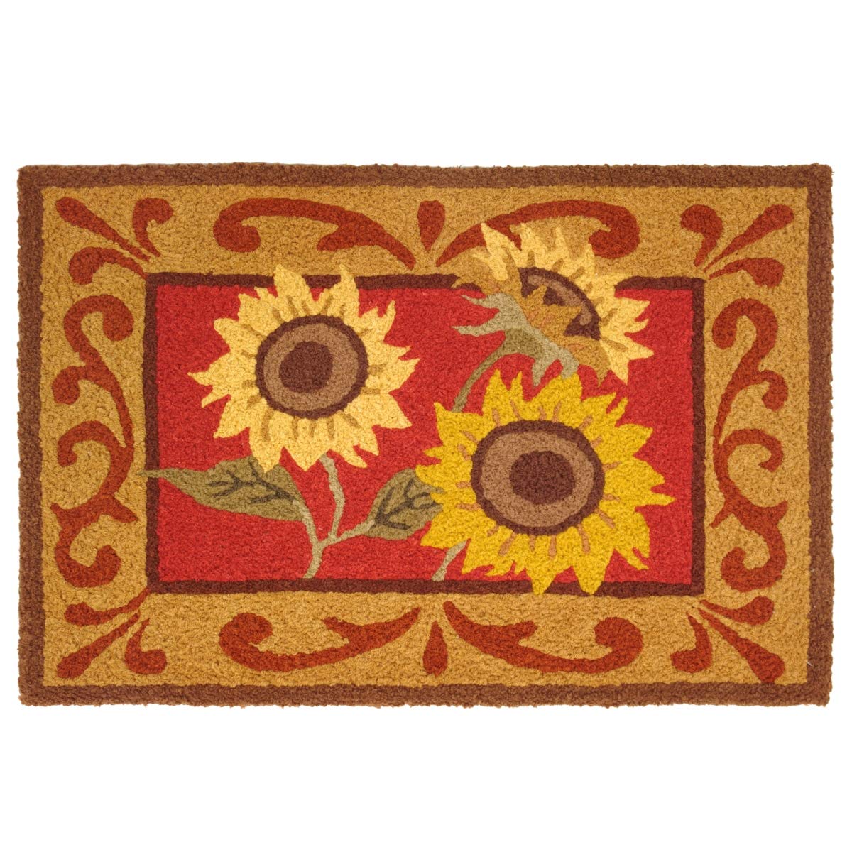 RUG SUNFLOWER 33X21″ (Pack of 1)