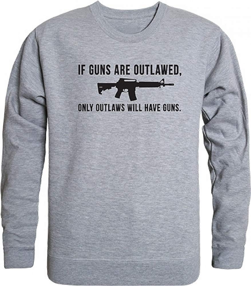 Graphic Crewneck, Outlawed, H.Grey, S