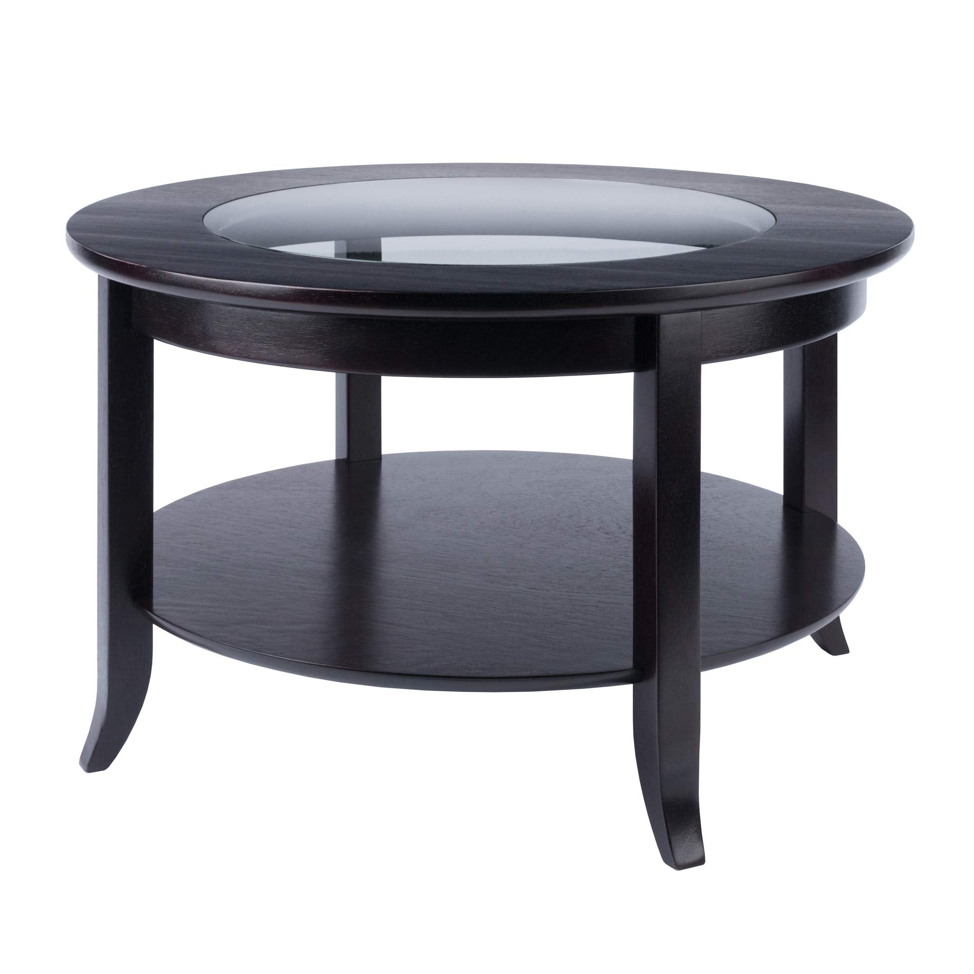 Yardlio Sophisticated Genoa Glass Coffee Table - Elegant Design, Tempered Glass Top
