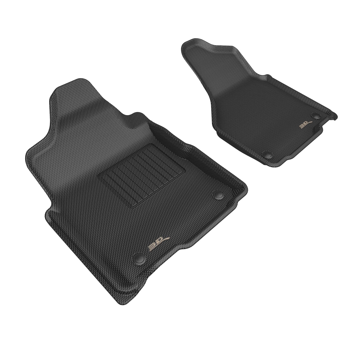 3D MAXpider Compatible with DODGE RAM 2500 REGULAR CAB VINYL FLOOR 2019-2026 KAGU BLACK R1