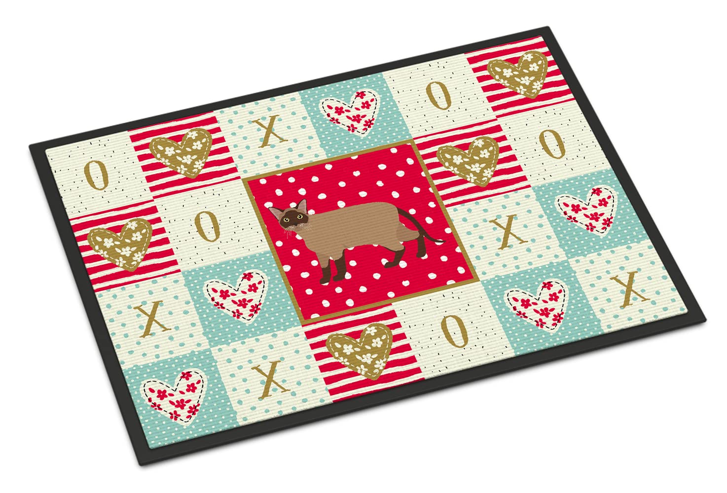 Burmese Cat Love Indoor or Outdoor Mat 24x36