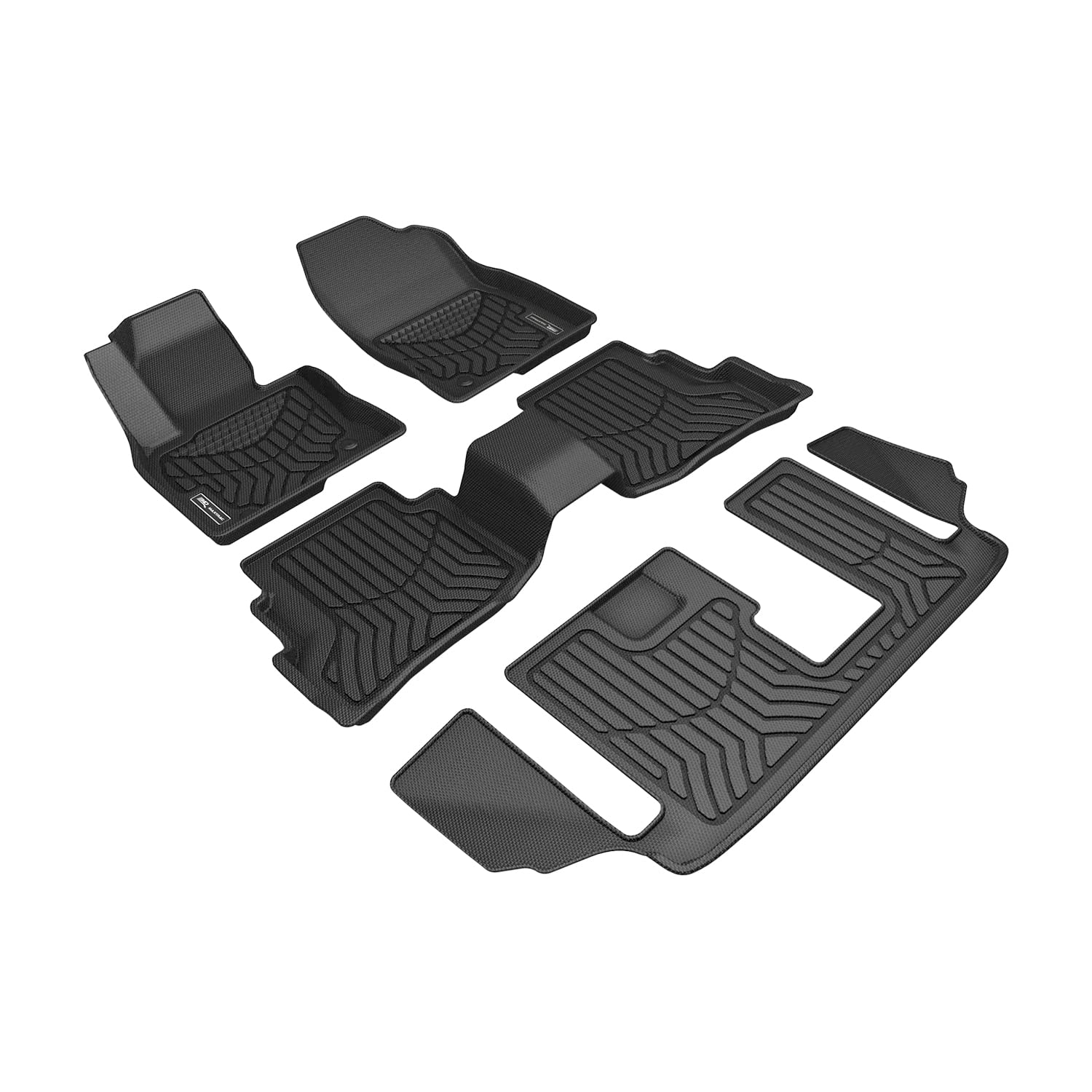 3D MAXpider MAZDA CX-9 7-SEAT 2016-2021 MAXTRAC BLACK R1 R2 R3