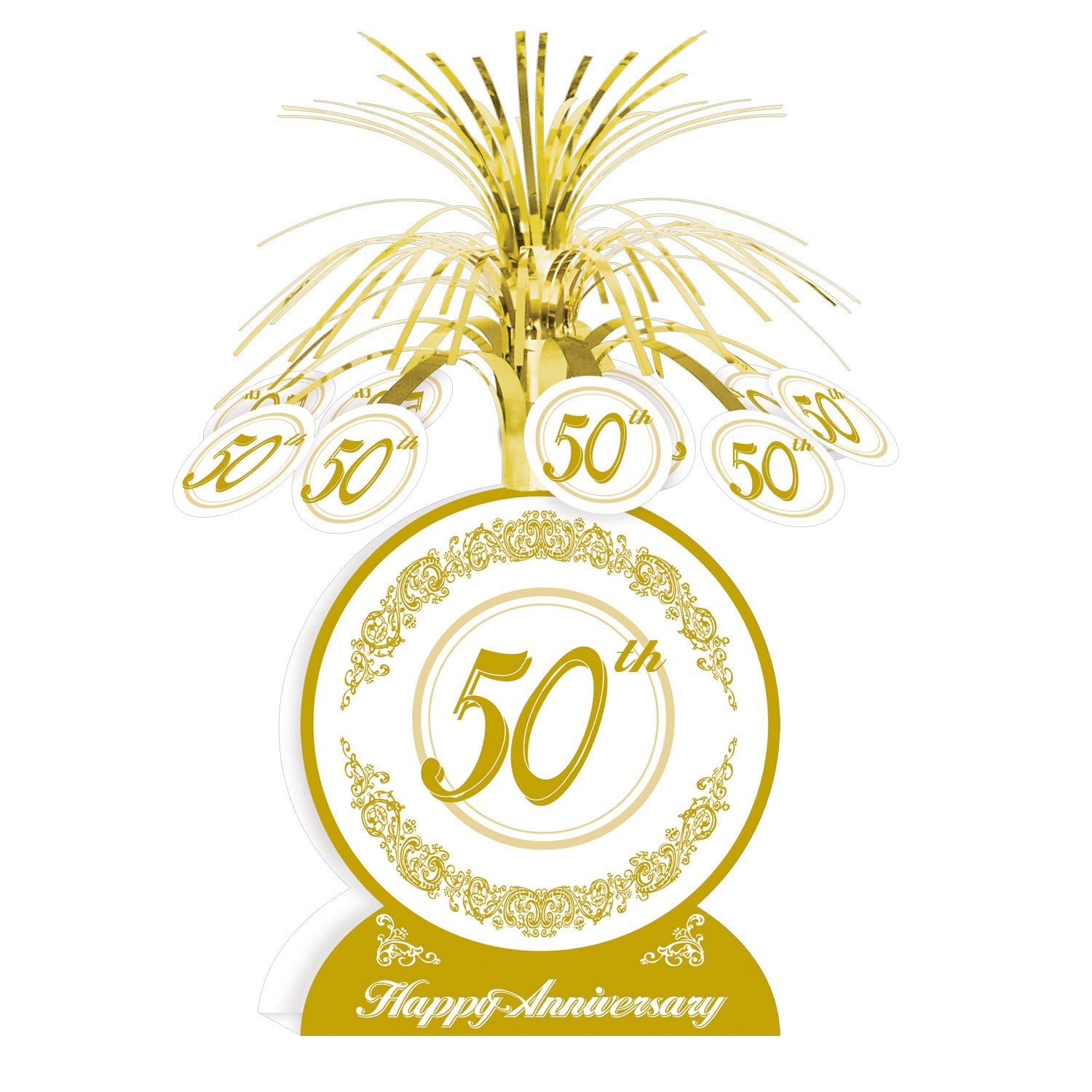 50th Anniversary Centerpiece (Pack of 12)