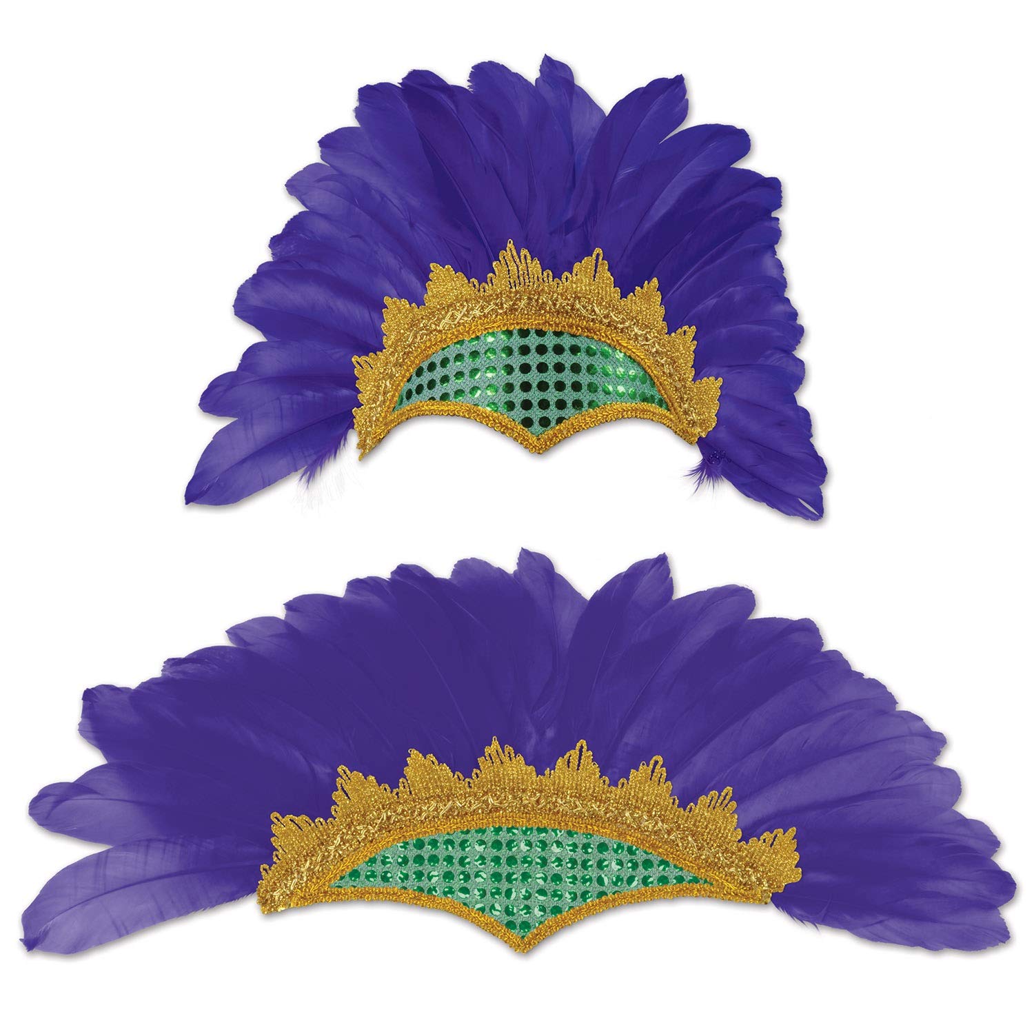 Feathered Showgirl Headpiece (Pack of 12)