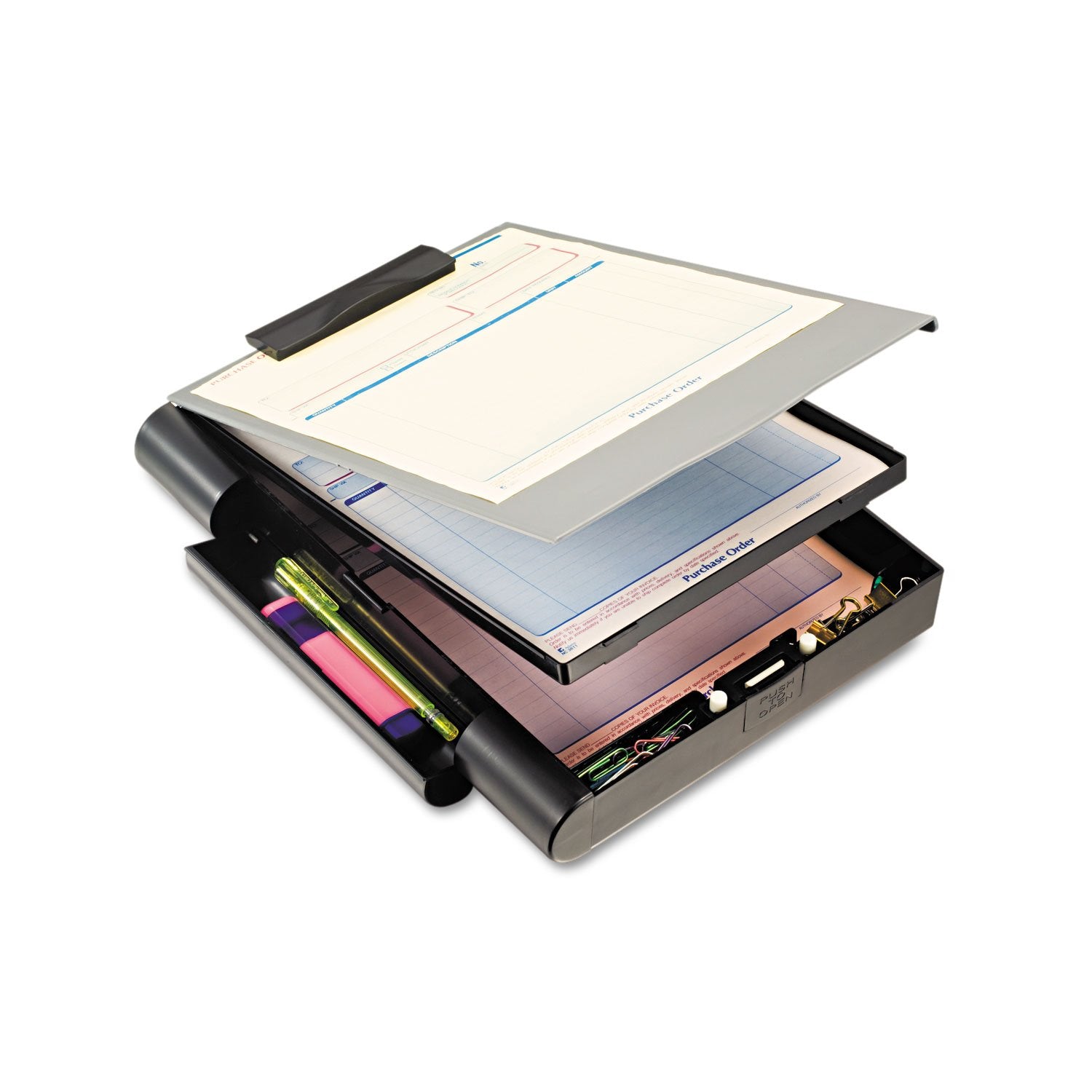 Officemate Double Storage Top-opening Form Holder