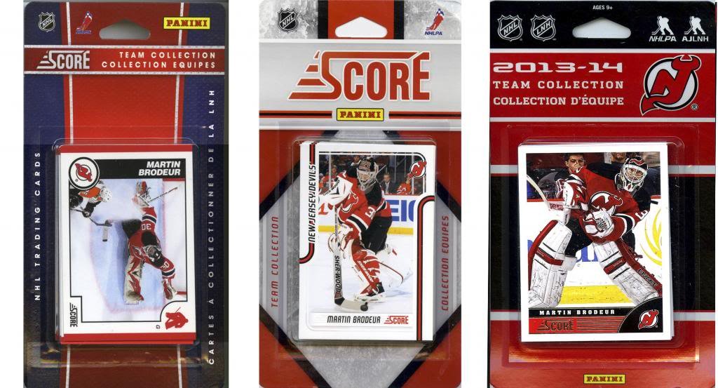 NHL New Jersey Devils 3 Different Licensed Trading Card Team Sets