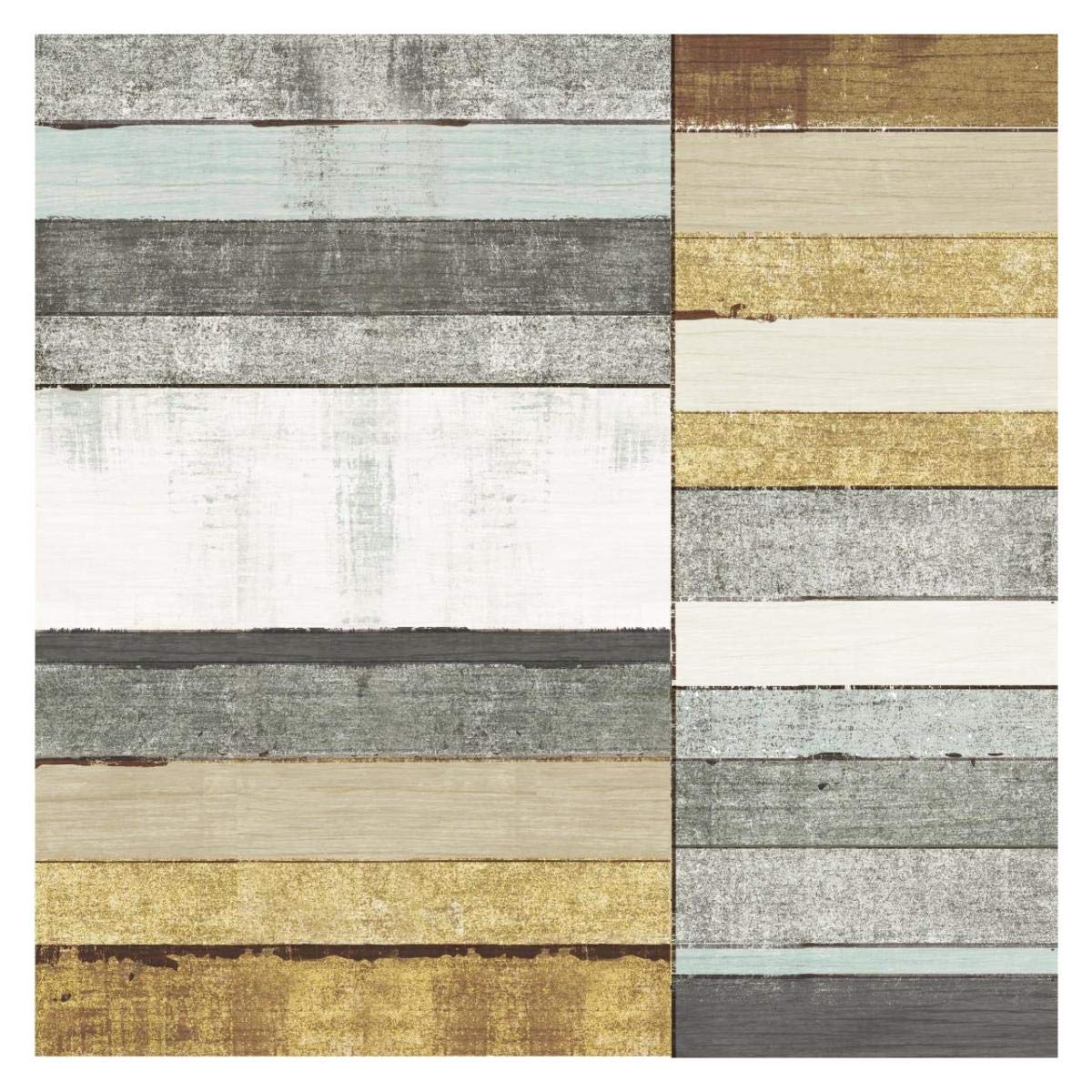 Beachscape II Gold Neutral -Paper Art-32x32”