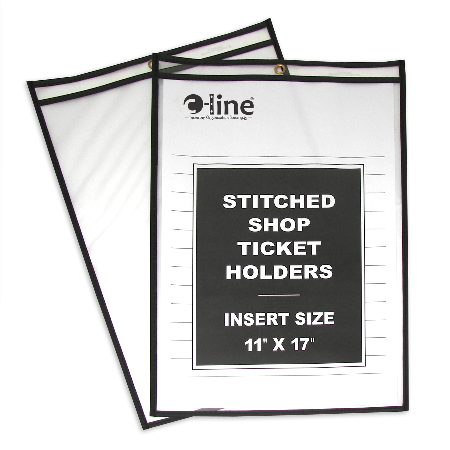 Shop Ticket Holders, Stitched, both sides clear, 11 x 17, 25/BX, 46117