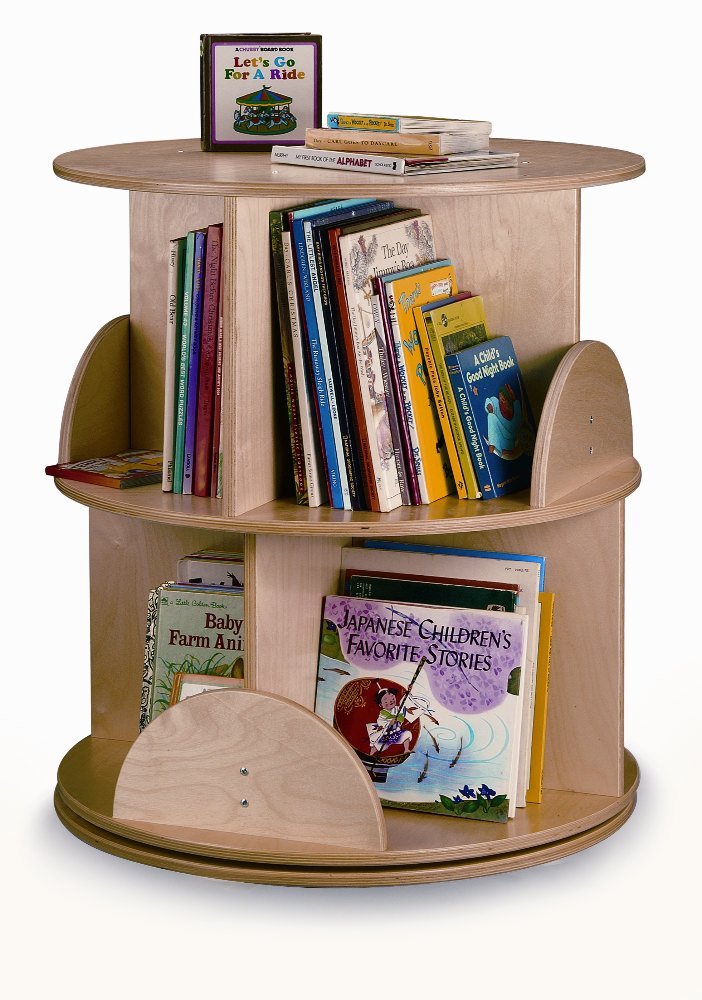 Two Level Carousel Book Stand