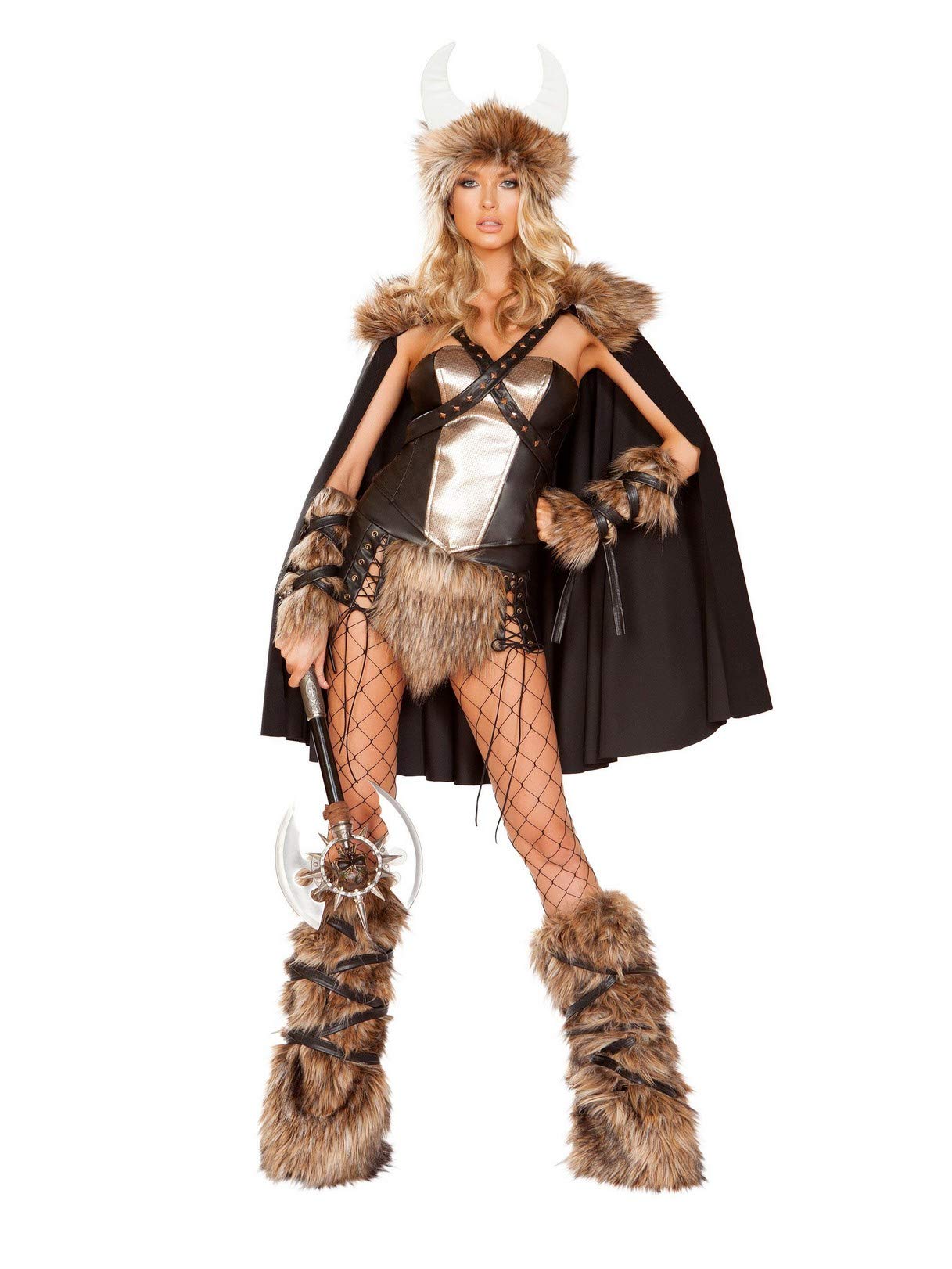 4892 - 4pc Viking Warrior - Small / Black/Beige