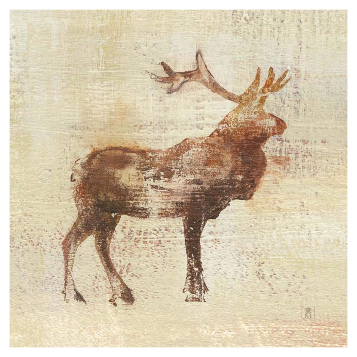 Elk Study v2 -Paper Art-38x38”