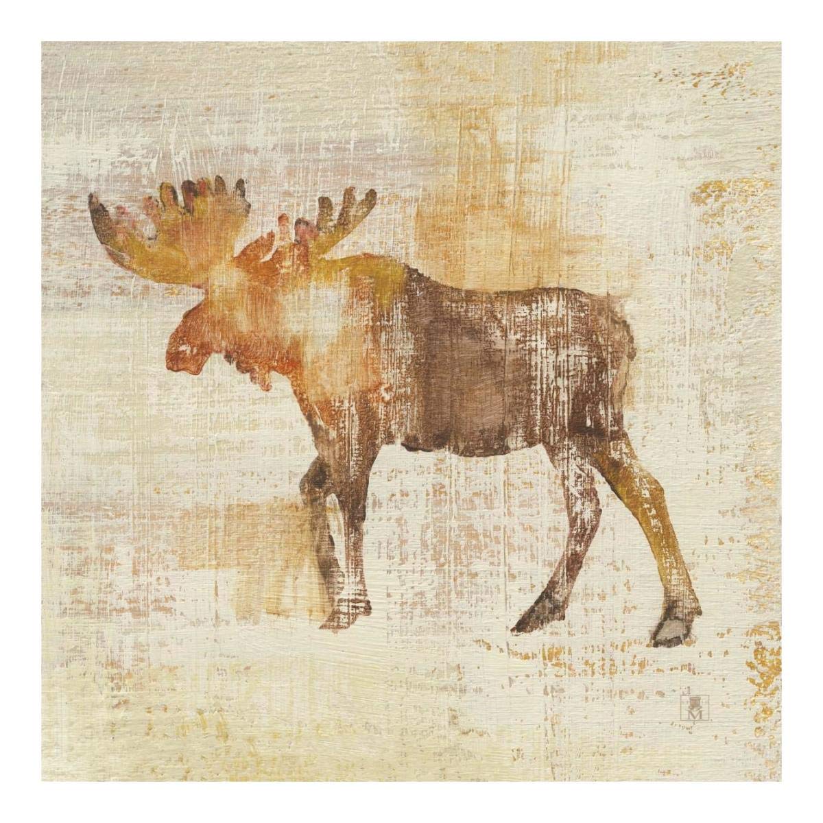Moose Study -Paper Art-20x20”