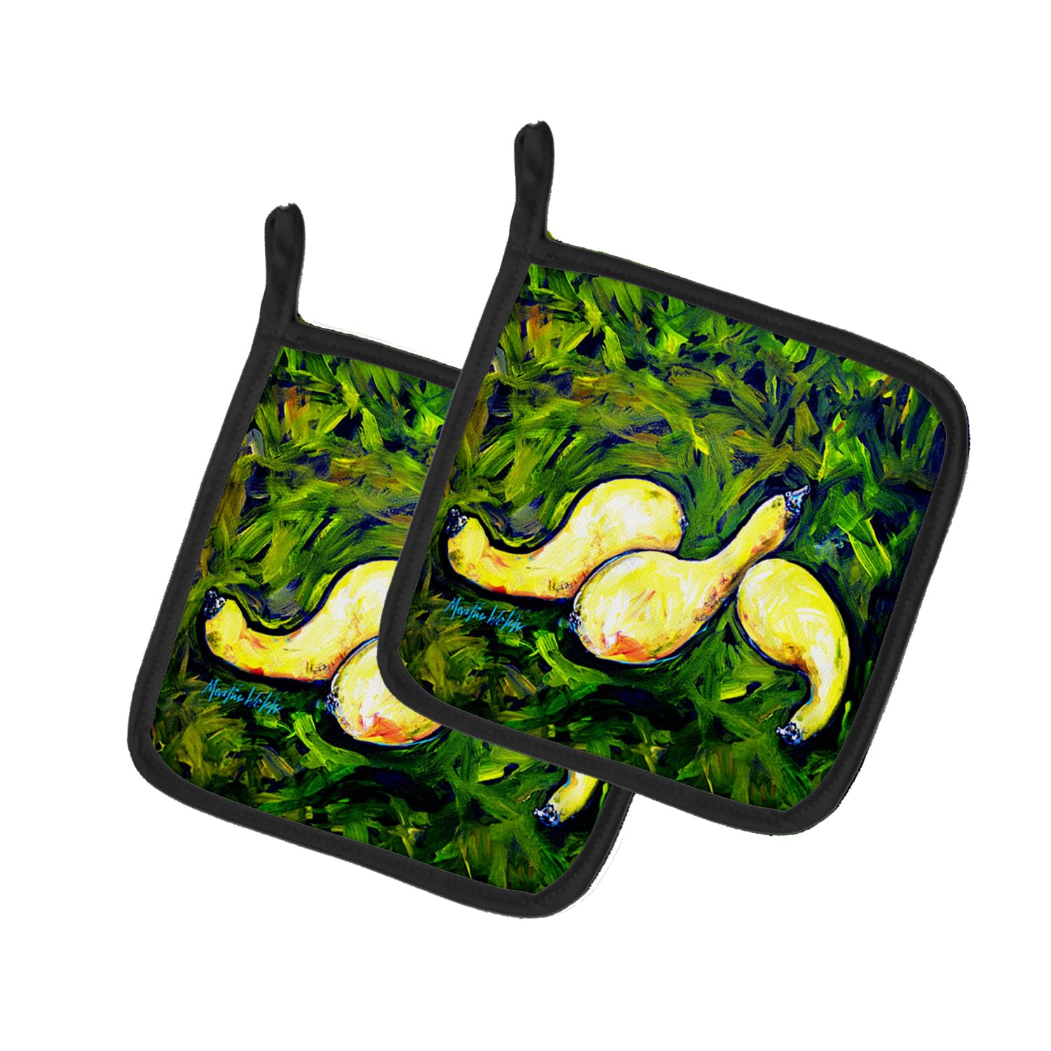 Three Crooks Squash Pair of Pot Holders