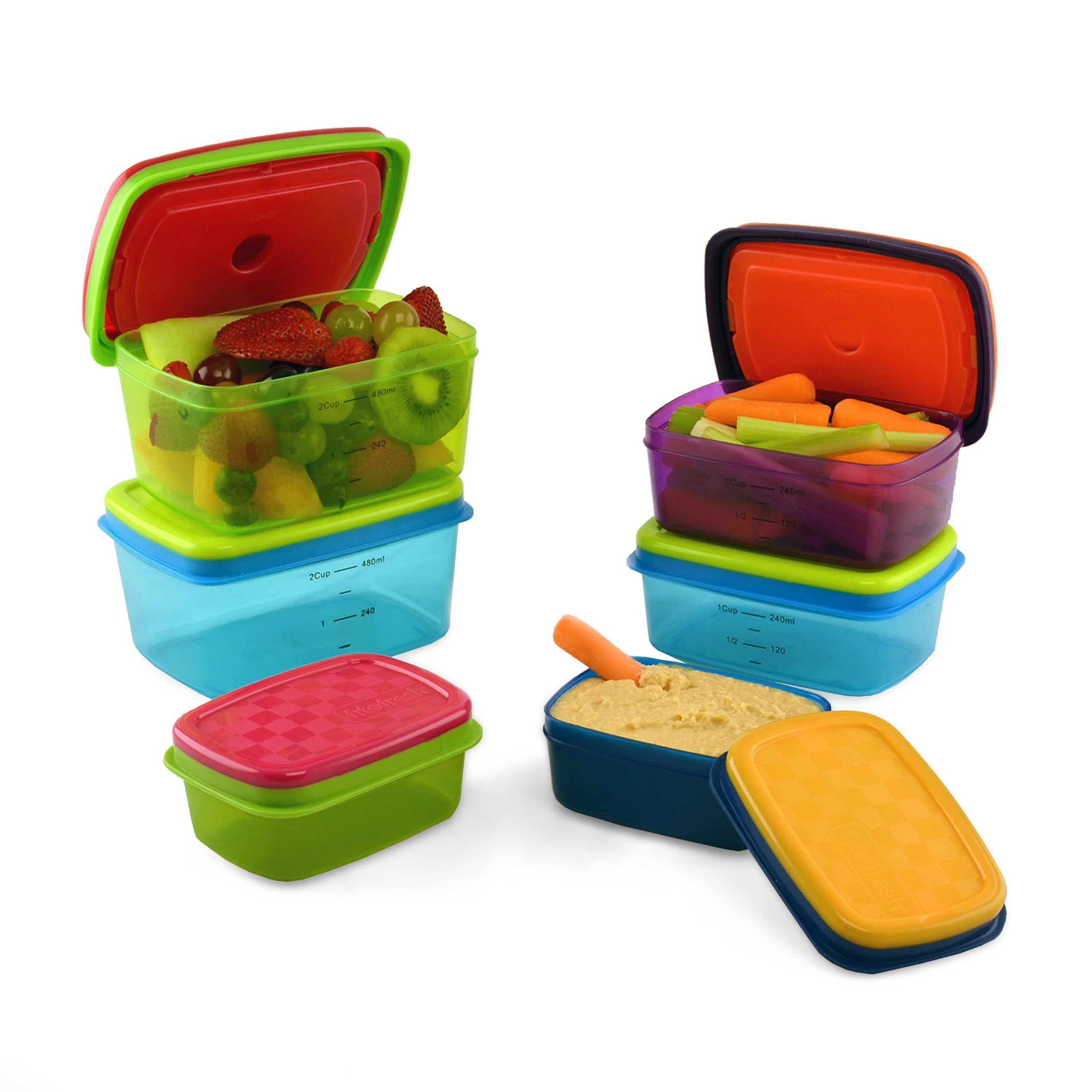 FIT & FRESH 857KFF KIDS 14 PIECE LUNCH CONTAINER SET
