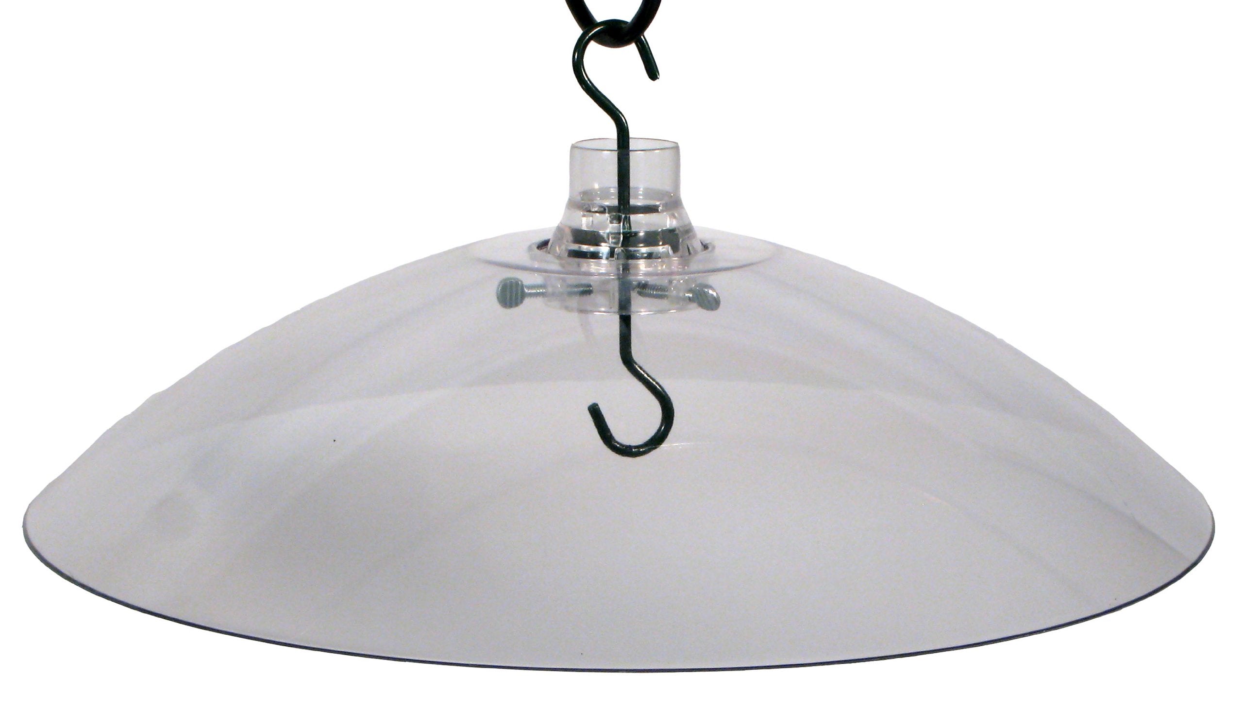 16″ Clear Plastic Baffle - Hang or Pole Mount