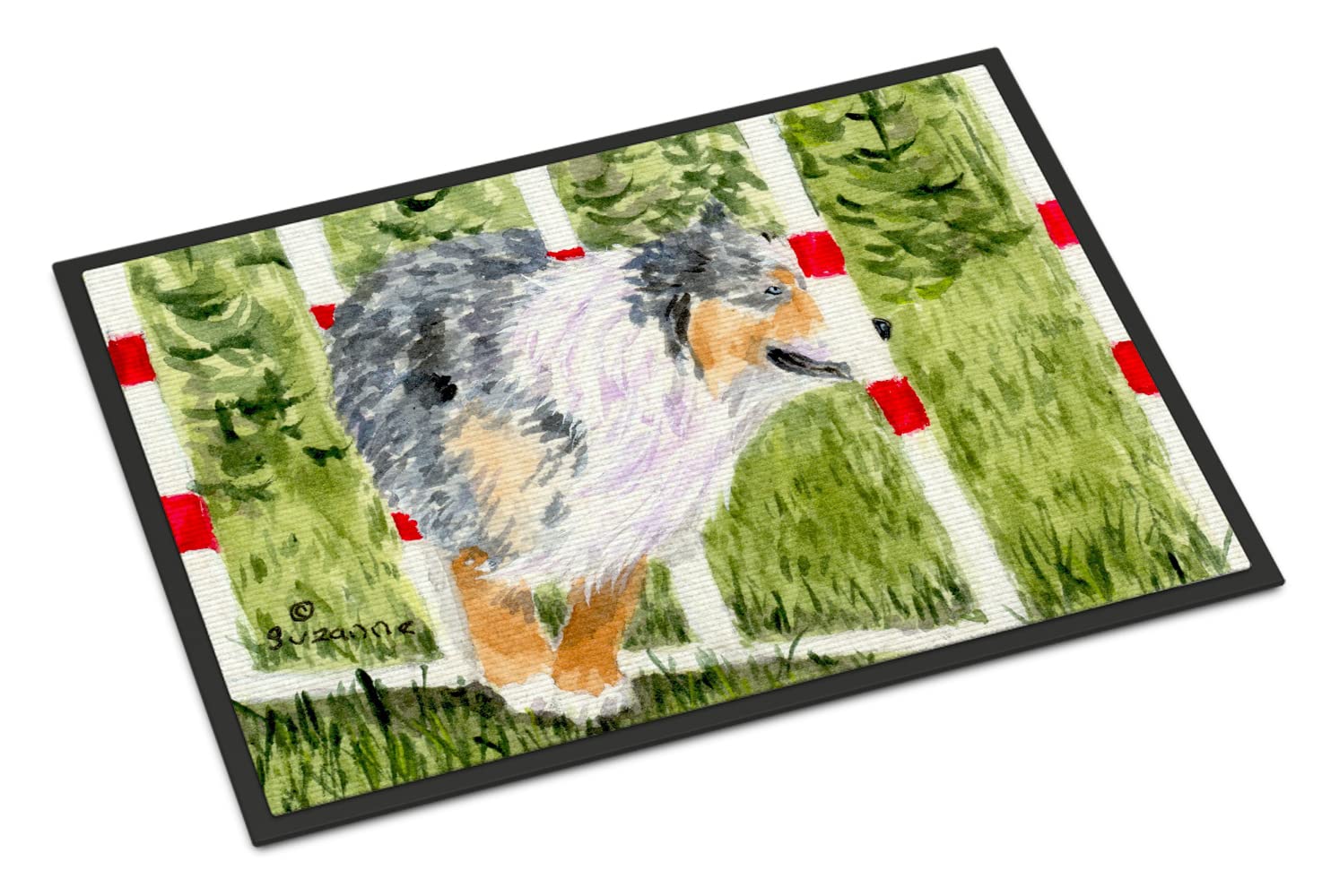 Australian Shepherd Indoor or Outdoor Mat 24x36