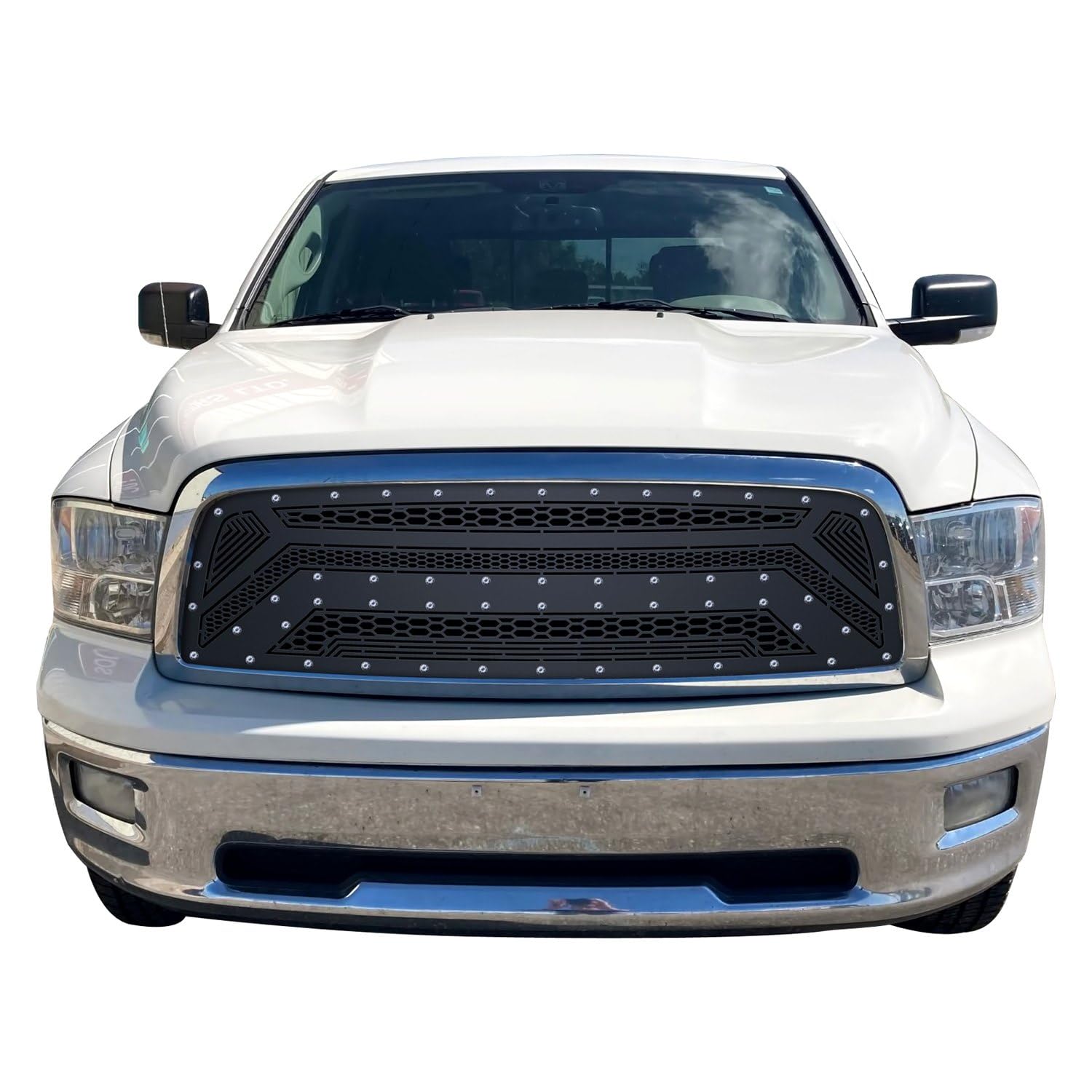 Stainless Steel Main Upper Sheet Grille 2009-2012 Dodge Ram 1500