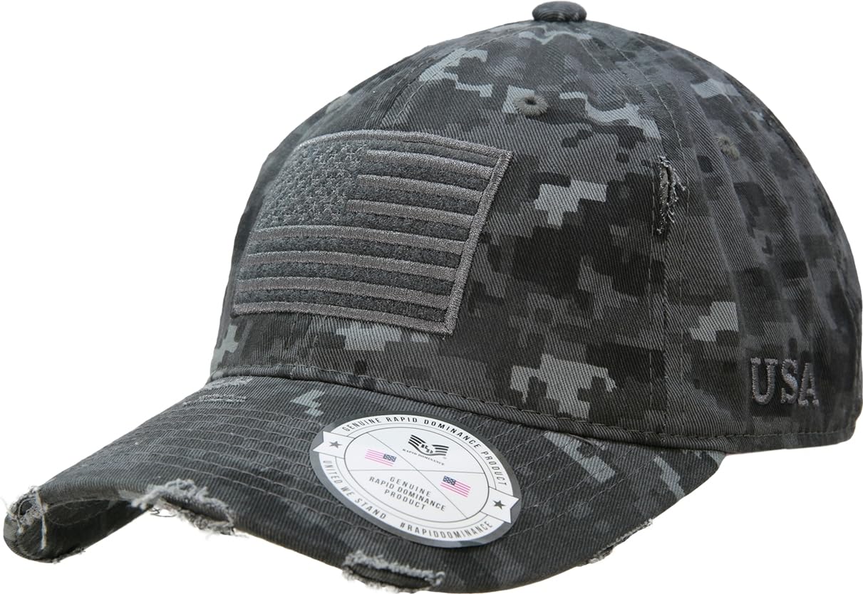 Vintage USA Flag Patch Cap, NTG