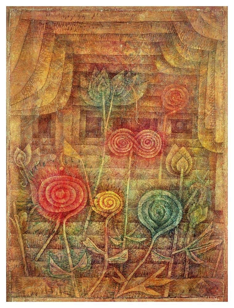 Spiral Flowers-Paper Art-38x50”