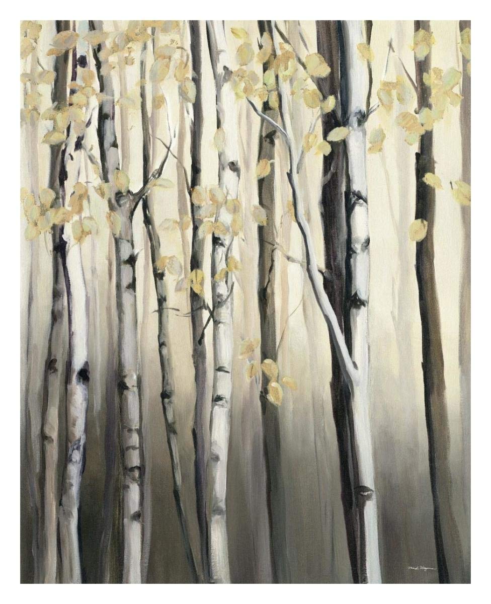 Golden Birch II -Paper Art-24x30”