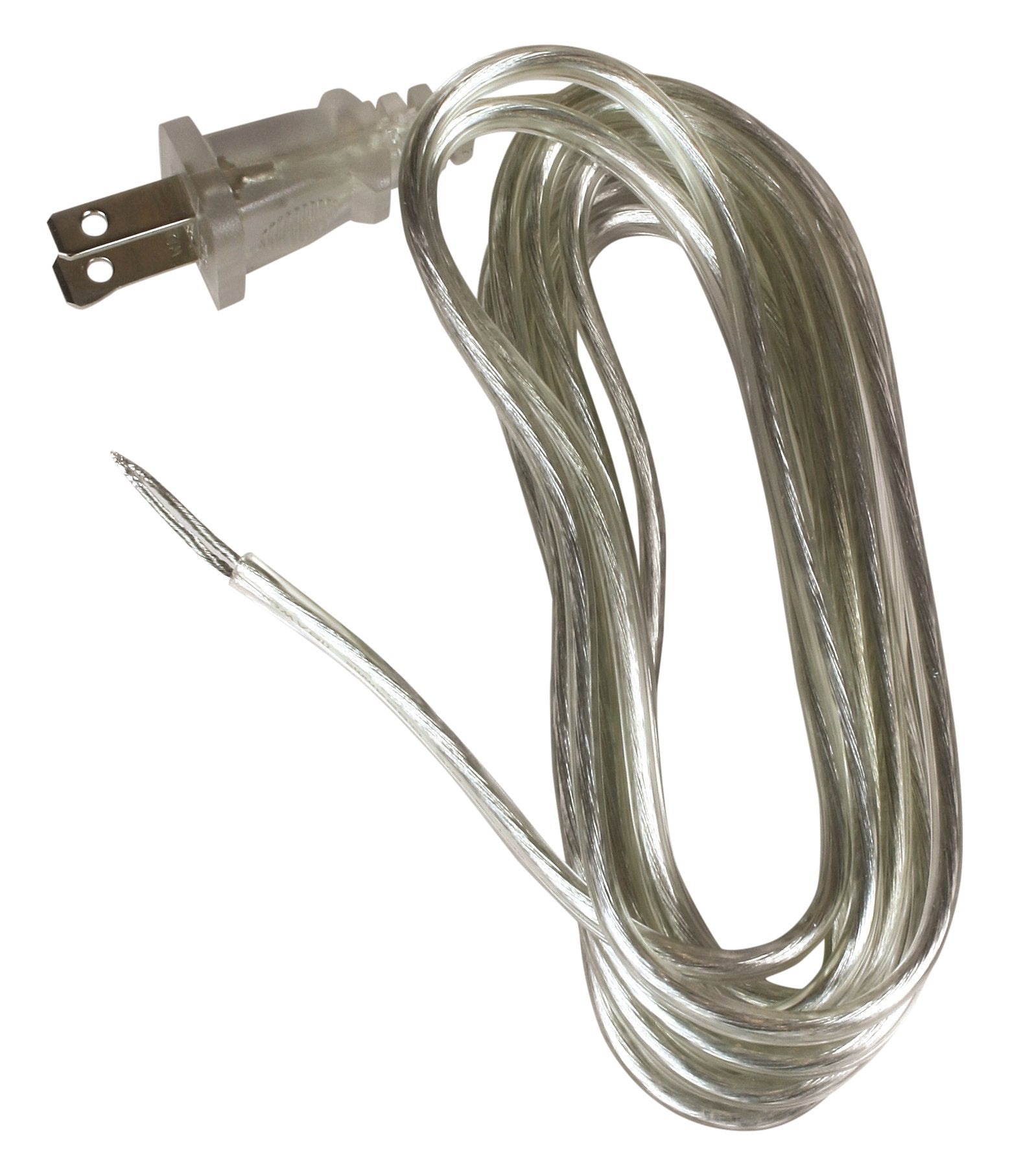 Jandorf Specialty Hardware 60133 8 18-2 Silver Lamp Cord