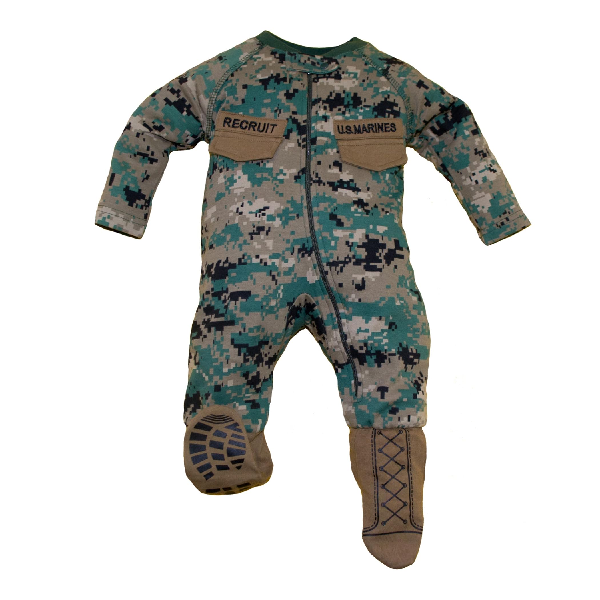 MARINE WOODLAND INFANT CRAWLER W/BOOTS