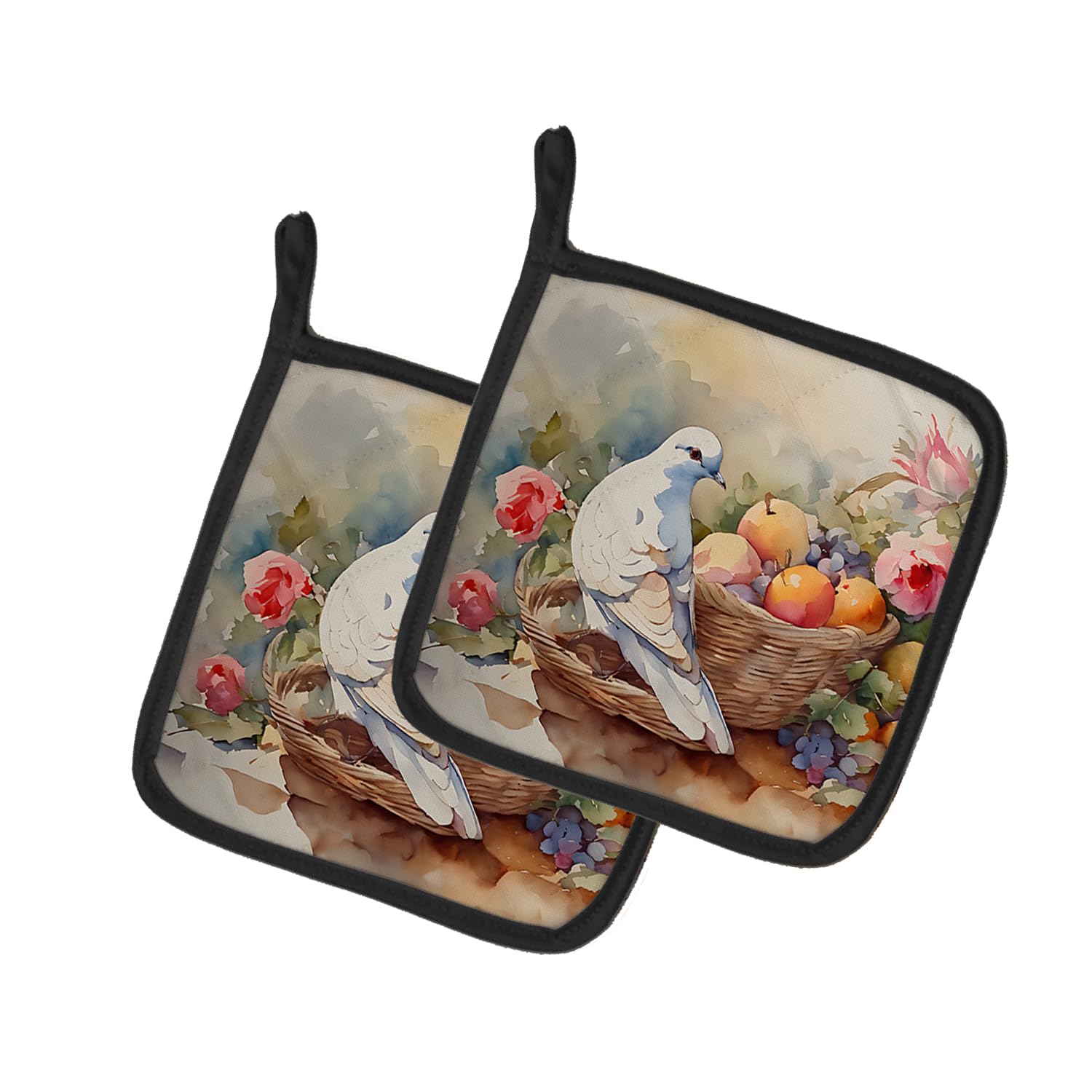 Dove Pair of Pot Holders