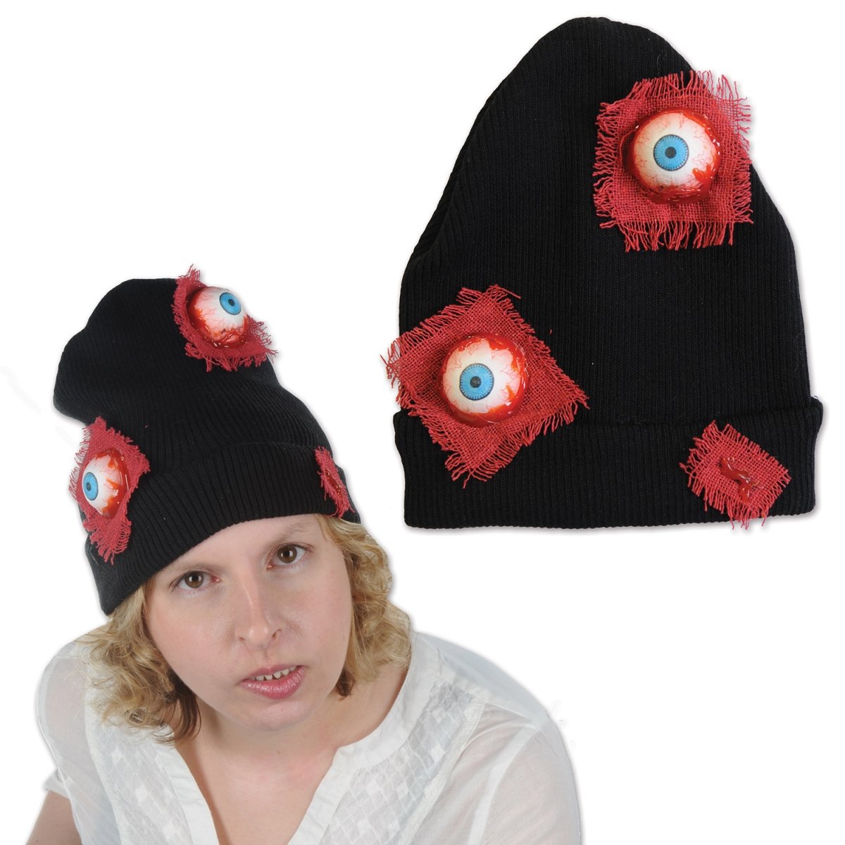 Eyeballs Knit Cap (Pack of 12)