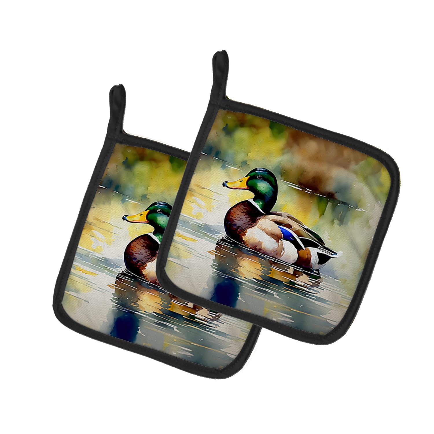 Mallard Pair of Pot Holders