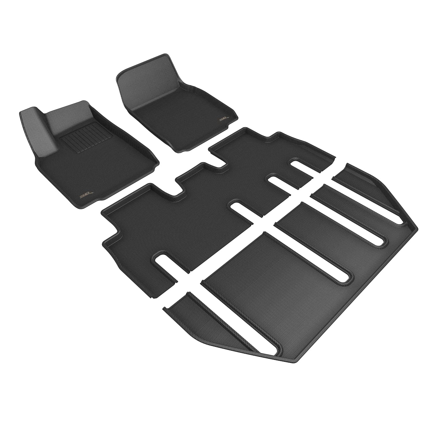 3D MAXpider Compatible with TESLA MODEL X 7-SEAT 2022-2026 KAGU BLACK R1 R2 R3