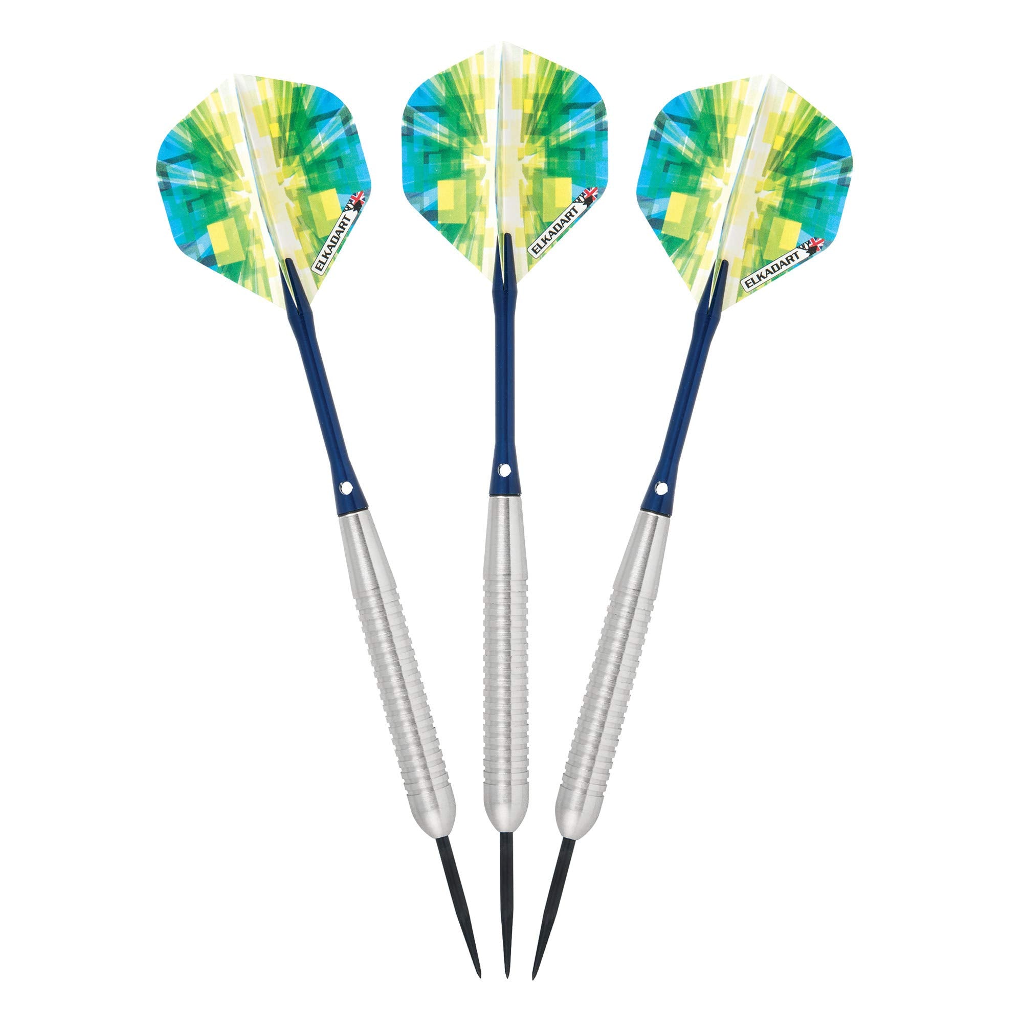Elkadart Prism Ringed Silver Steel Tip Darts 21 Grams